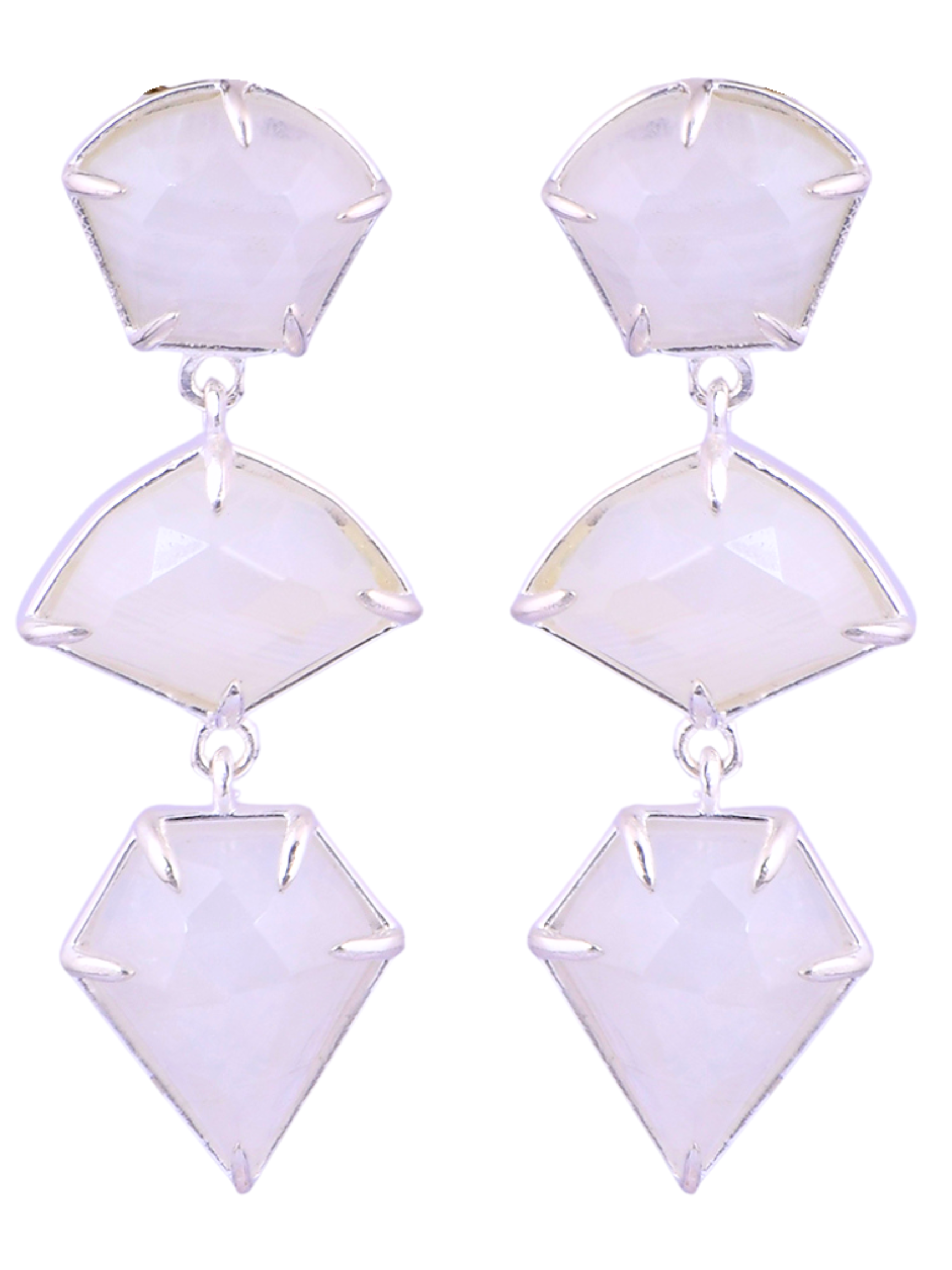 This Magic Moment Dangle Stone Earrings-Earrings-Krush Kandy, Women's Online Fashion Boutique Located in Phoenix, Arizona (Scottsdale Area)