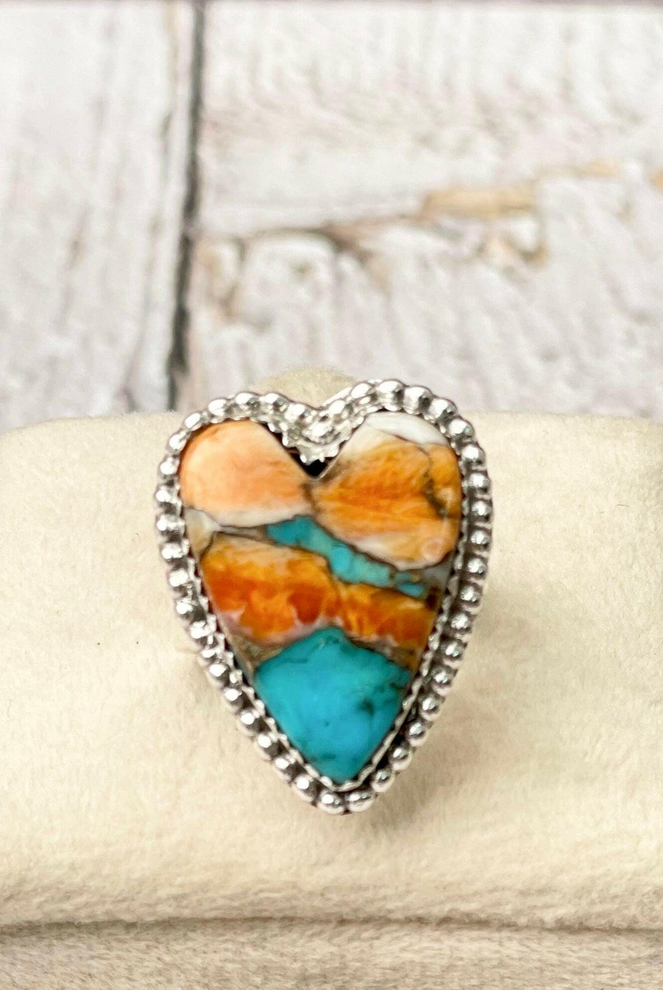 Long Heart Sterling Silver Ring MADE TO ORDER-Statement Rings-Krush Kandy, Women's Online Fashion Boutique Located in Phoenix, Arizona (Scottsdale Area)