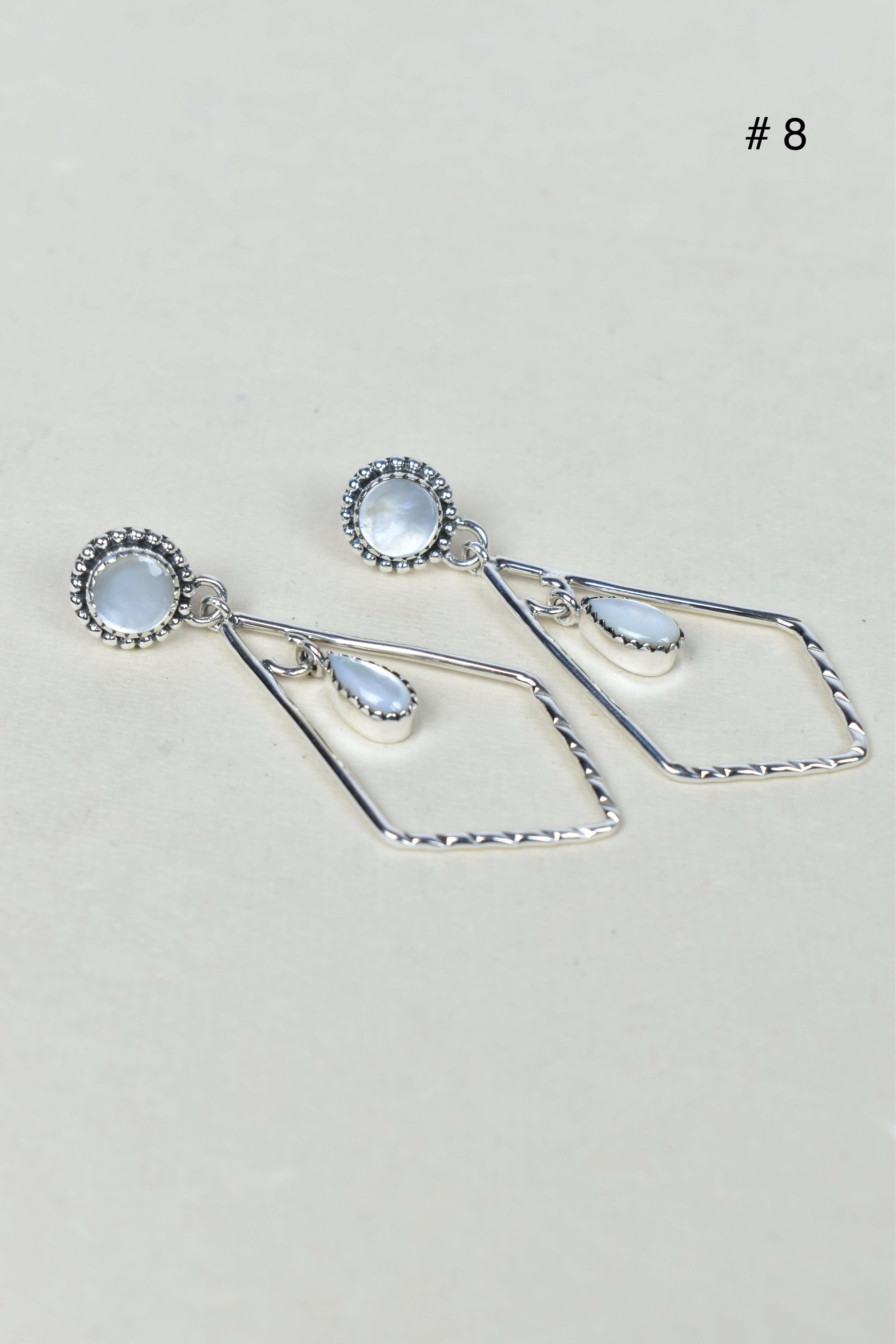 Skyborne Celestial Elegance Dangle Earrings-Drop Earrings-Krush Kandy, Women's Online Fashion Boutique Located in Phoenix, Arizona (Scottsdale Area)