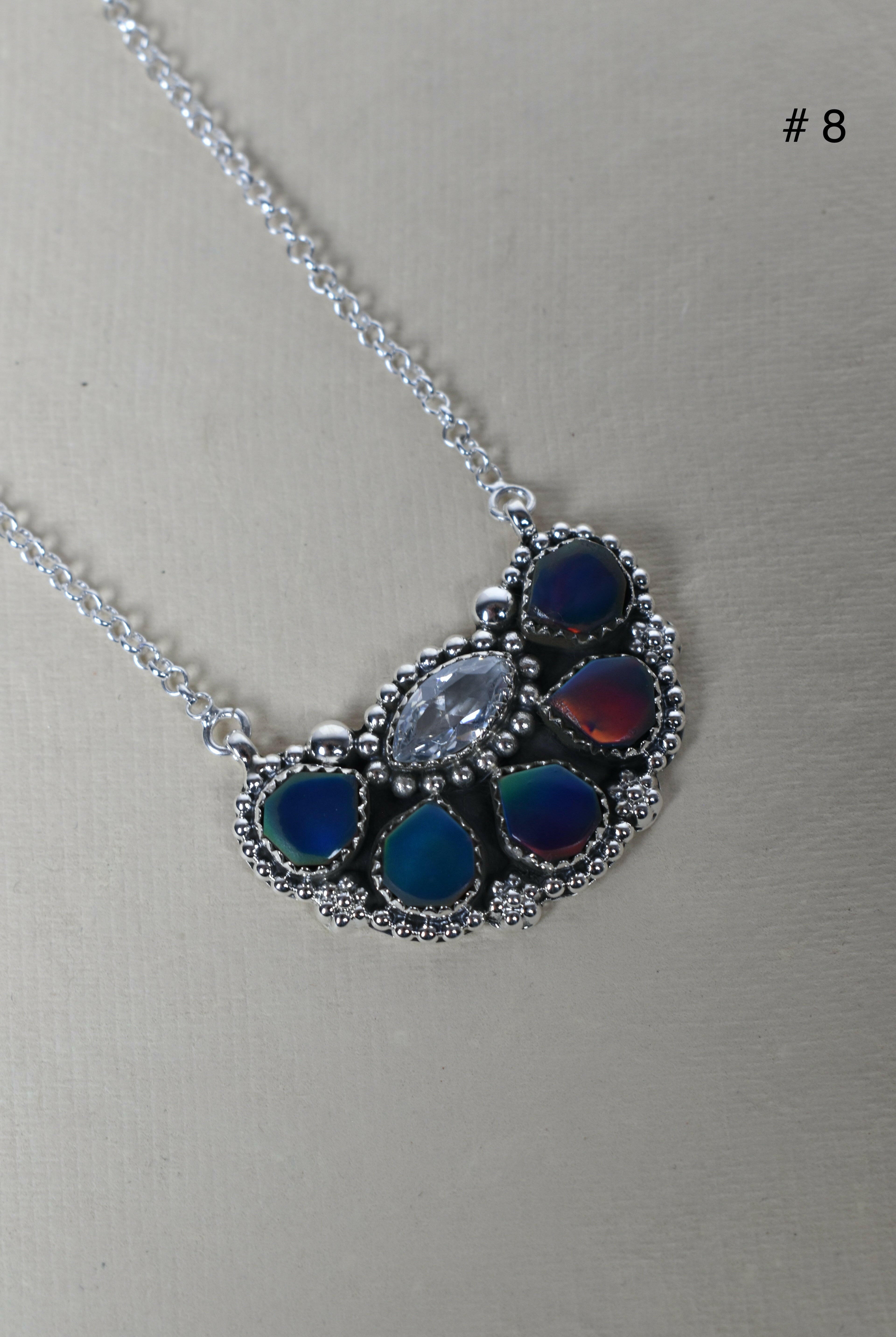 Paw Pad CZ & Stone Necklace-Pendant Necklaces-Krush Kandy, Women's Online Fashion Boutique Located in Phoenix, Arizona (Scottsdale Area)
