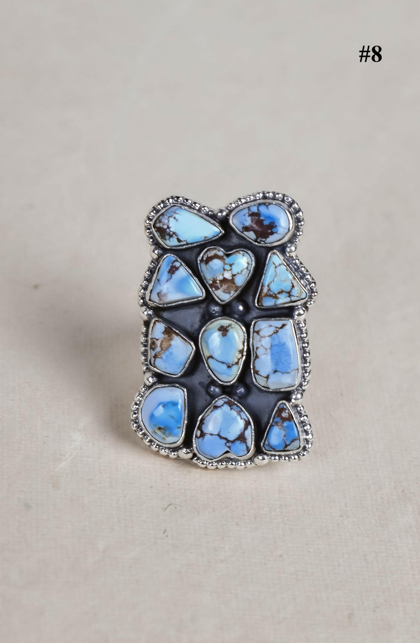 Golden Hills Chunky Cluster Sterling Silver Rings-Cluster Rings-Krush Kandy, Women's Online Fashion Boutique Located in Phoenix, Arizona (Scottsdale Area)