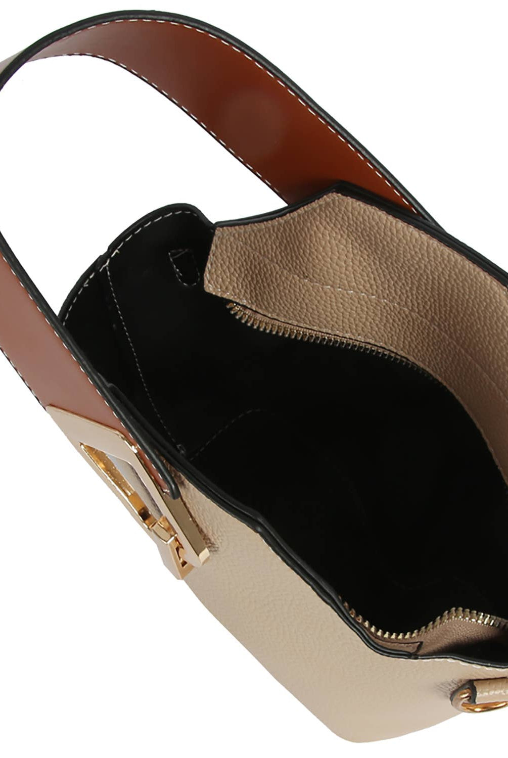 Buckle Handle Faux Leather Satchel-Purses & Bags-Krush Kandy, Women's Online Fashion Boutique Located in Phoenix, Arizona (Scottsdale Area)