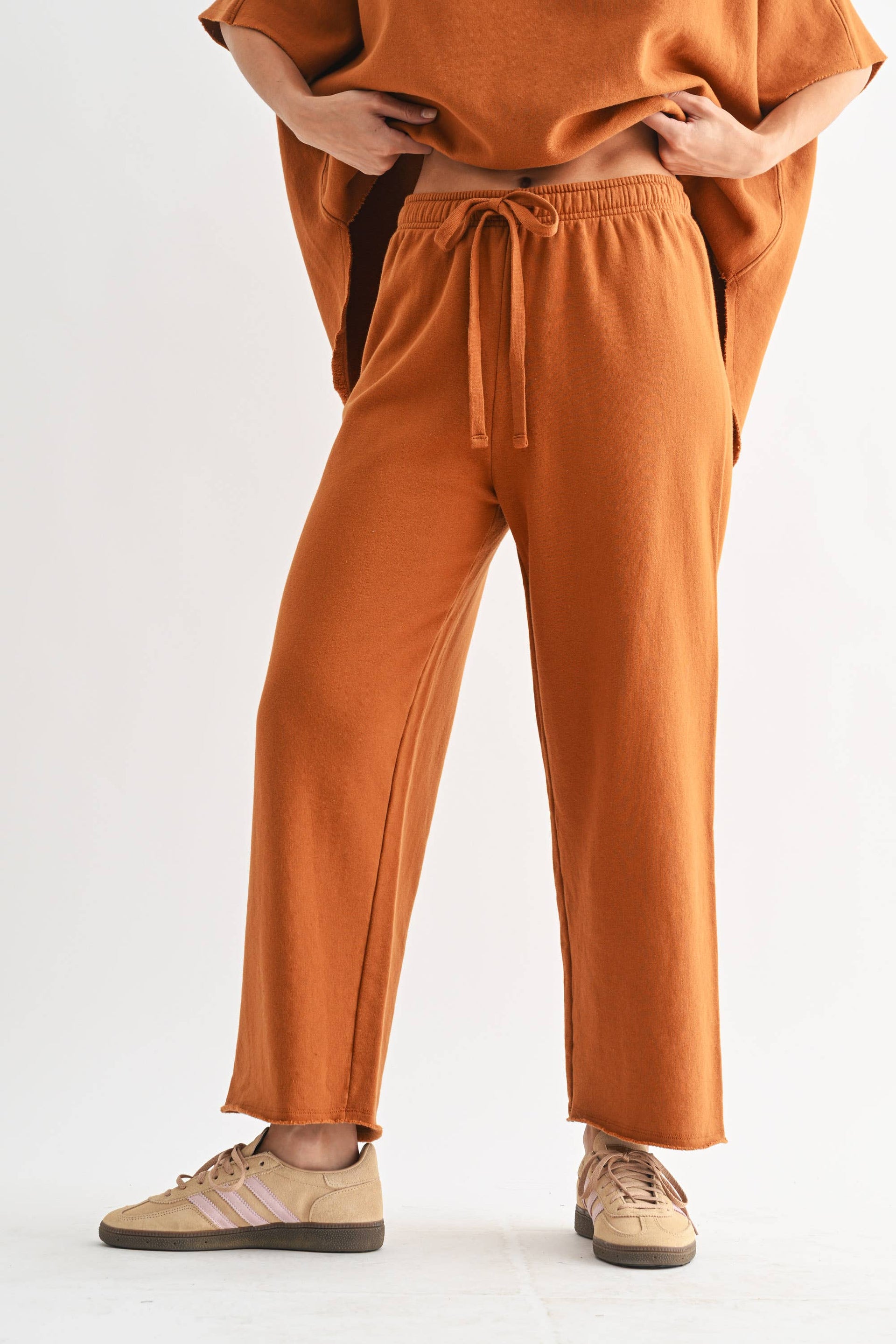 Cotton Wide Leg Pants-Bottoms-Krush Kandy, Women's Online Fashion Boutique Located in Phoenix, Arizona (Scottsdale Area)