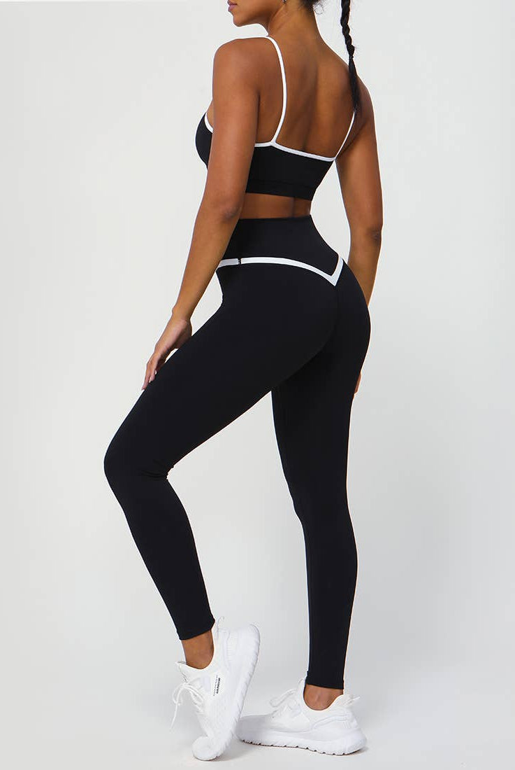 Color-Blocked Activewear Set-Leggings-Krush Kandy, Women's Online Fashion Boutique Located in Phoenix, Arizona (Scottsdale Area)