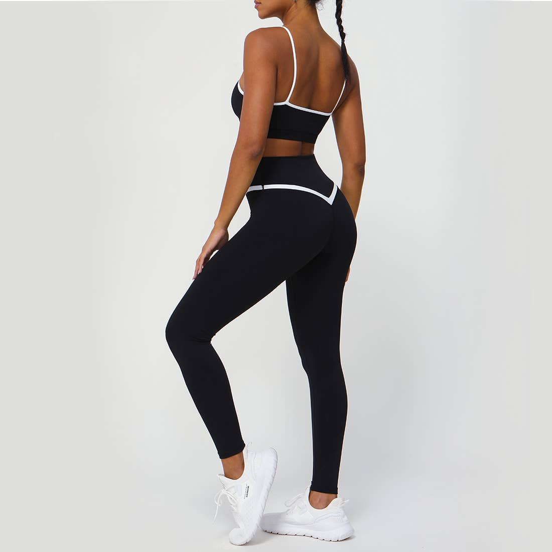 Color-Blocked Activewear Set-Leggings-Krush Kandy, Women's Online Fashion Boutique Located in Phoenix, Arizona (Scottsdale Area)
