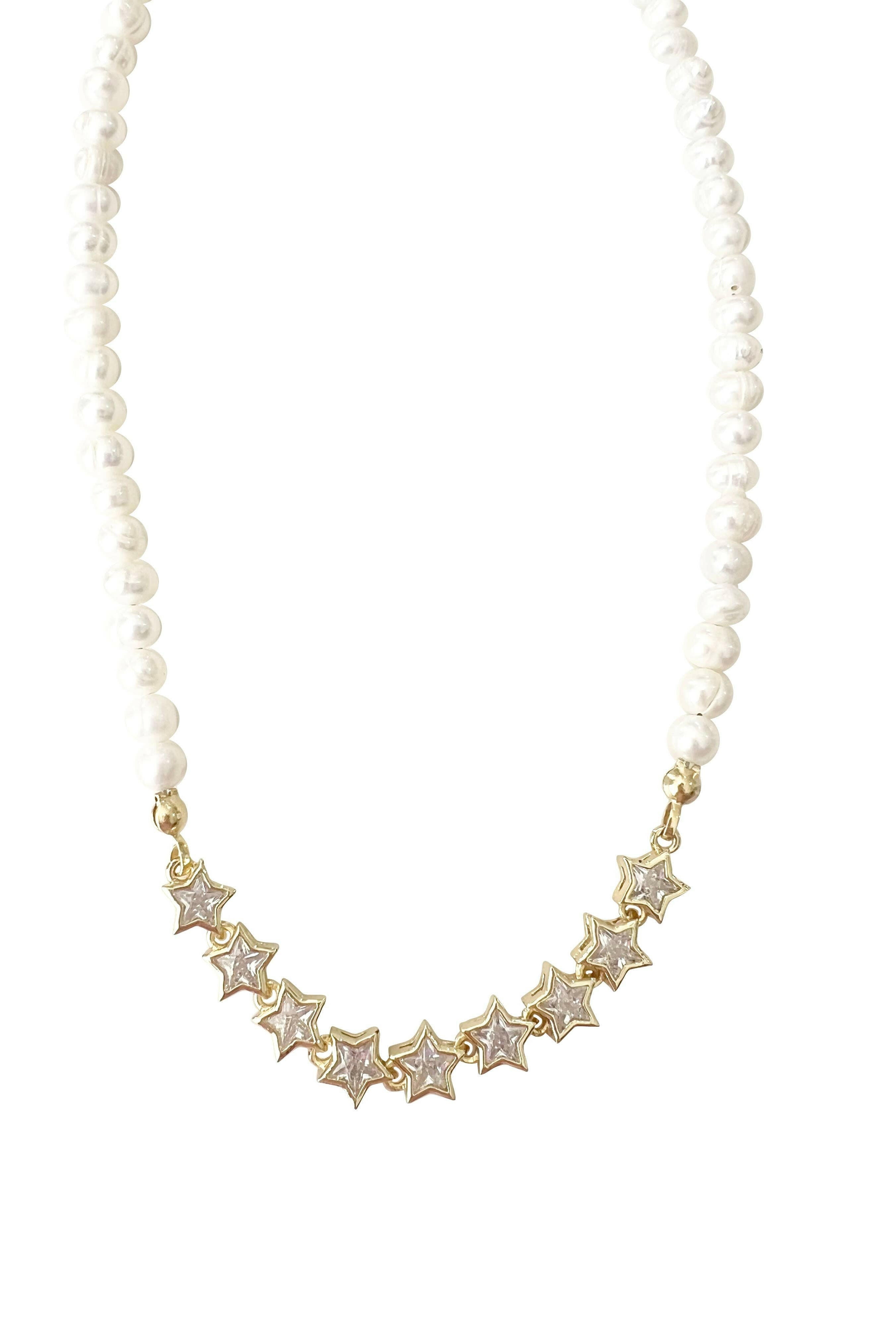 Pearl Necklace-Necklace-Krush Kandy, Women's Online Fashion Boutique Located in Phoenix, Arizona (Scottsdale Area)