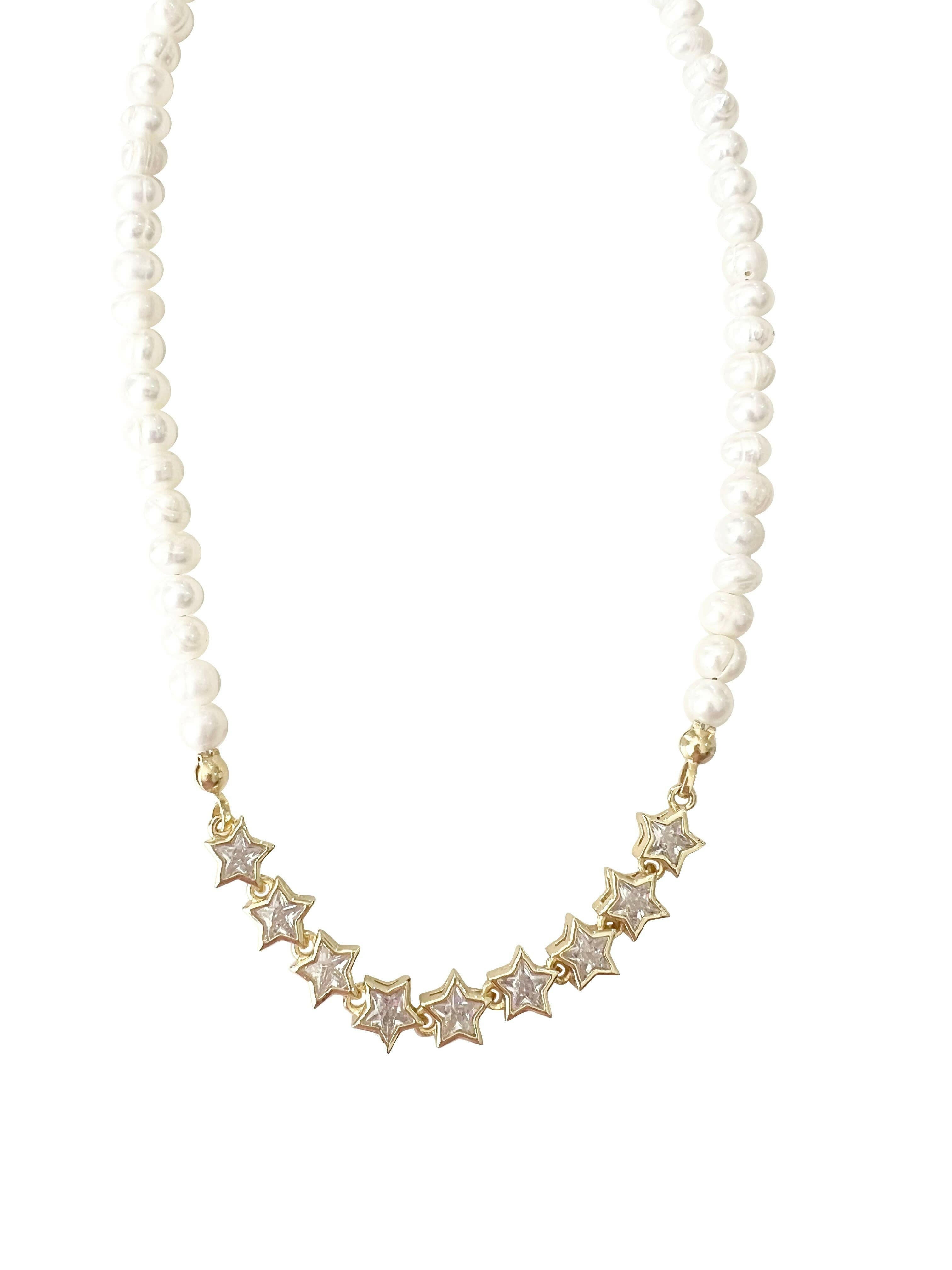 Pearl Necklace-Necklace-Krush Kandy, Women's Online Fashion Boutique Located in Phoenix, Arizona (Scottsdale Area)