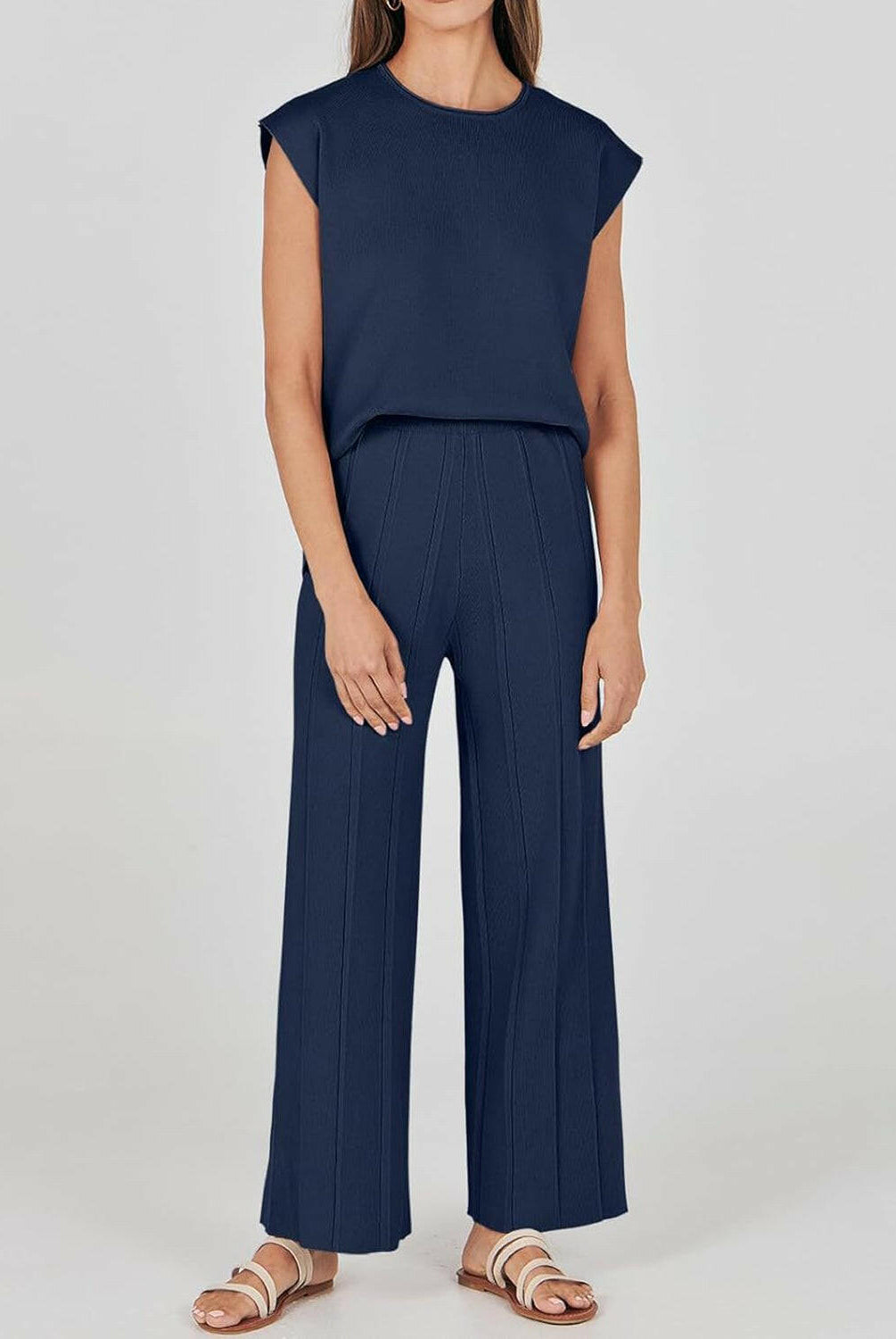 Best of Both Worlds Top and Pants Knit Set-Pants-Krush Kandy, Women's Online Fashion Boutique Located in Phoenix, Arizona (Scottsdale Area)