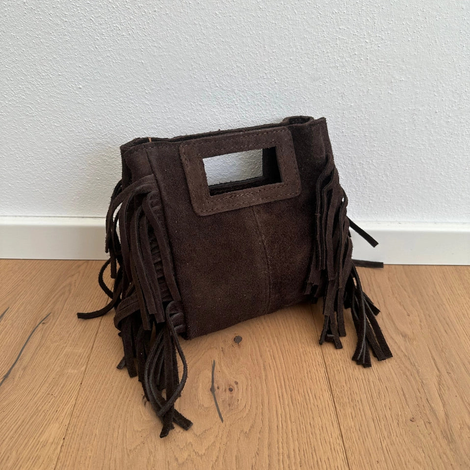 Lilly Fringe Suede Mini Bag
