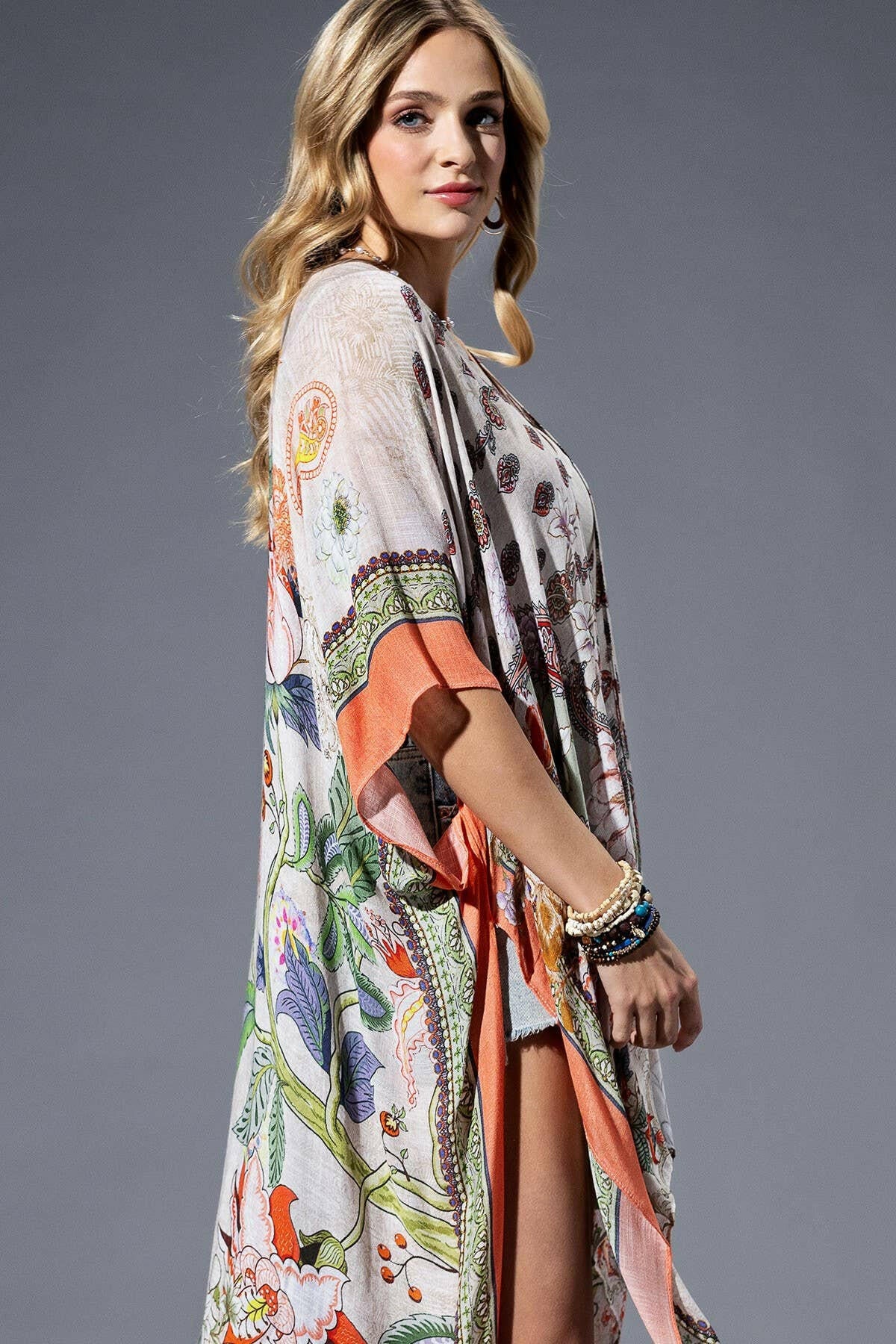 Bellflower Kimono-Kimono-Krush Kandy, Women's Online Fashion Boutique Located in Phoenix, Arizona (Scottsdale Area)