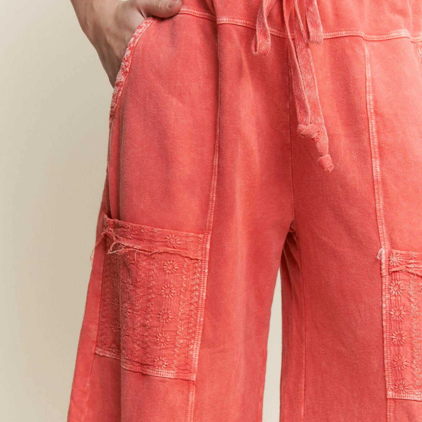 Coastal Breeze Mineral Wash Pants-Pants-Krush Kandy, Women's Online Fashion Boutique Located in Phoenix, Arizona (Scottsdale Area)