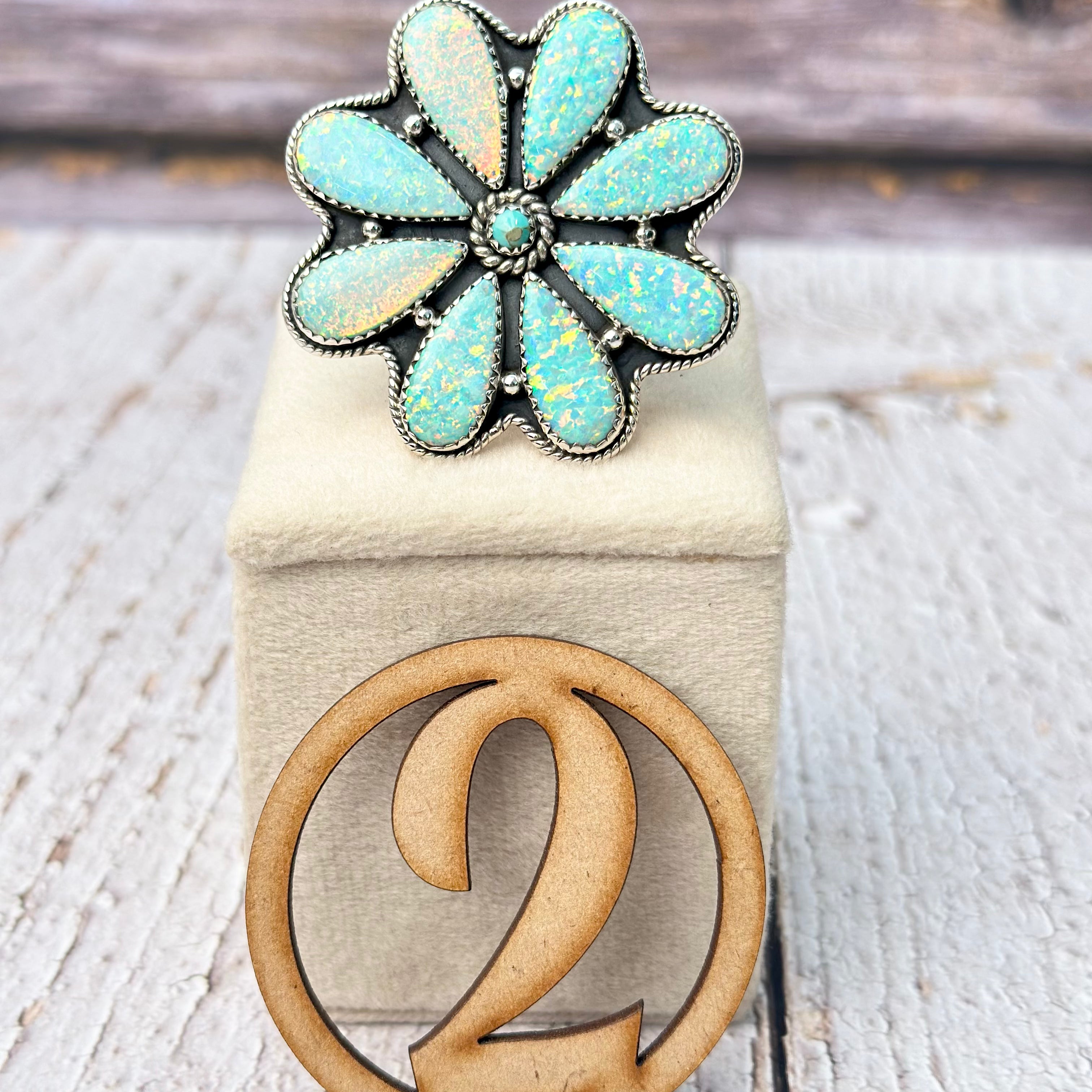 Ultimate Opal Blooming Ring-Rings-Krush Kandy, Women's Online Fashion Boutique Located in Phoenix, Arizona (Scottsdale Area)