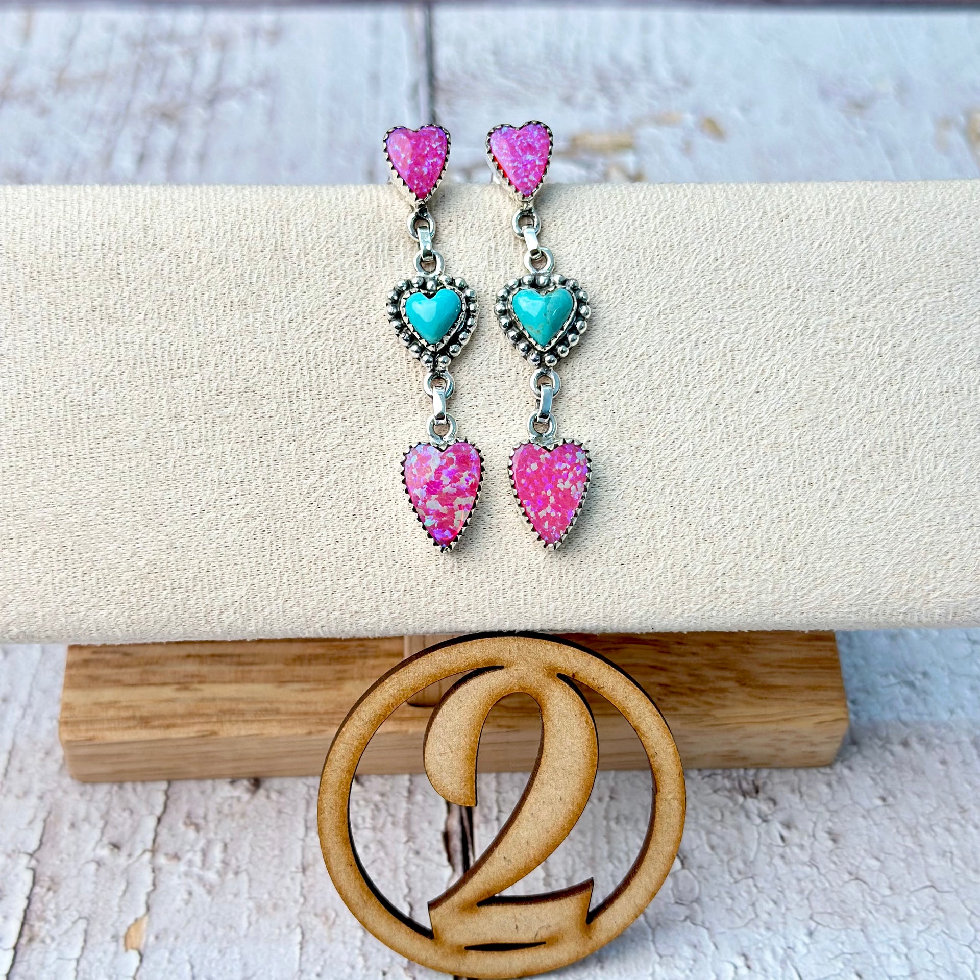 Feel The Love Heart Earrings-Earrings-Krush Kandy, Women's Online Fashion Boutique Located in Phoenix, Arizona (Scottsdale Area)