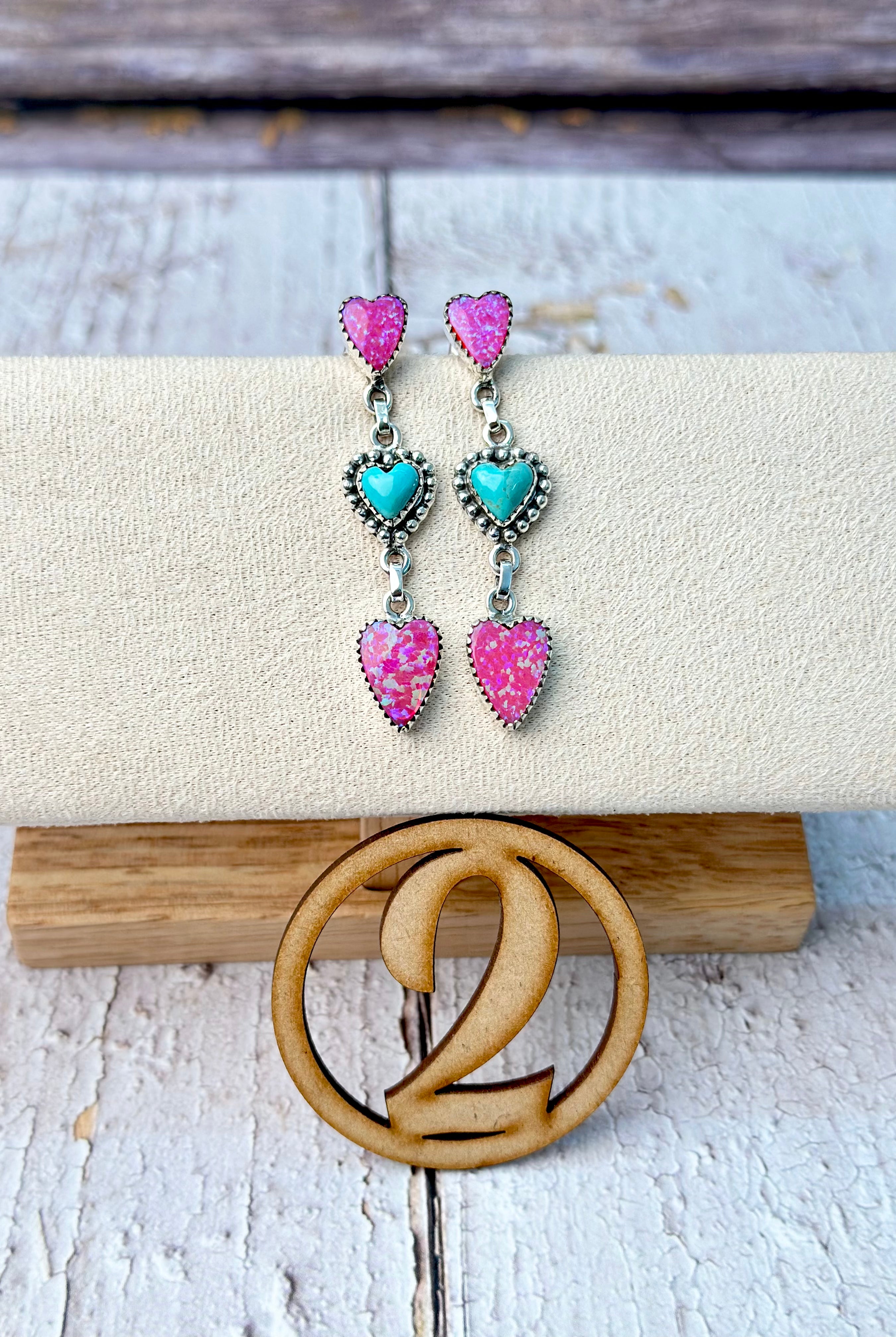 Feel The Love Heart Earrings-Earrings-Krush Kandy, Women's Online Fashion Boutique Located in Phoenix, Arizona (Scottsdale Area)