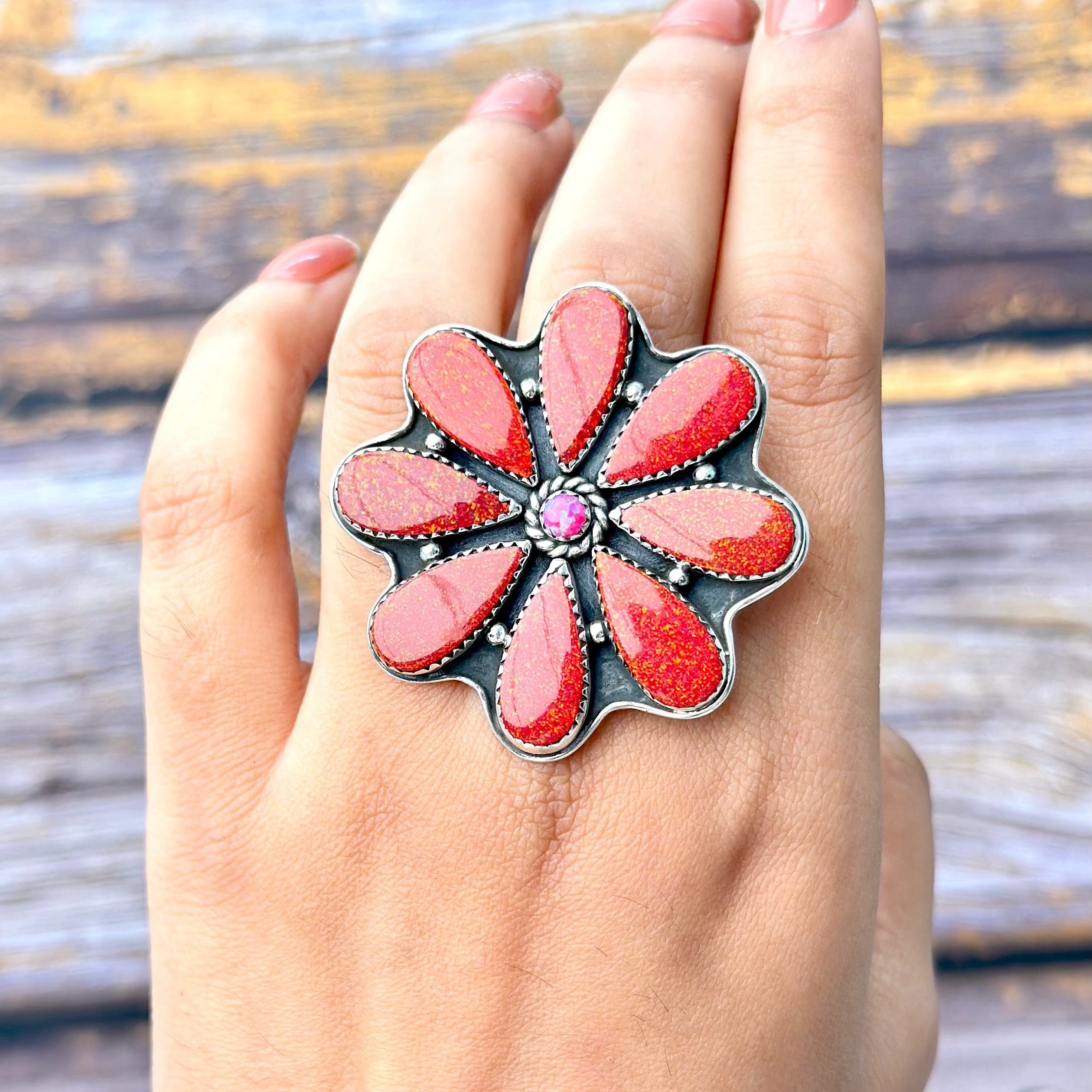 Ultimate Opal Blooming Ring-Rings-Krush Kandy, Women's Online Fashion Boutique Located in Phoenix, Arizona (Scottsdale Area)