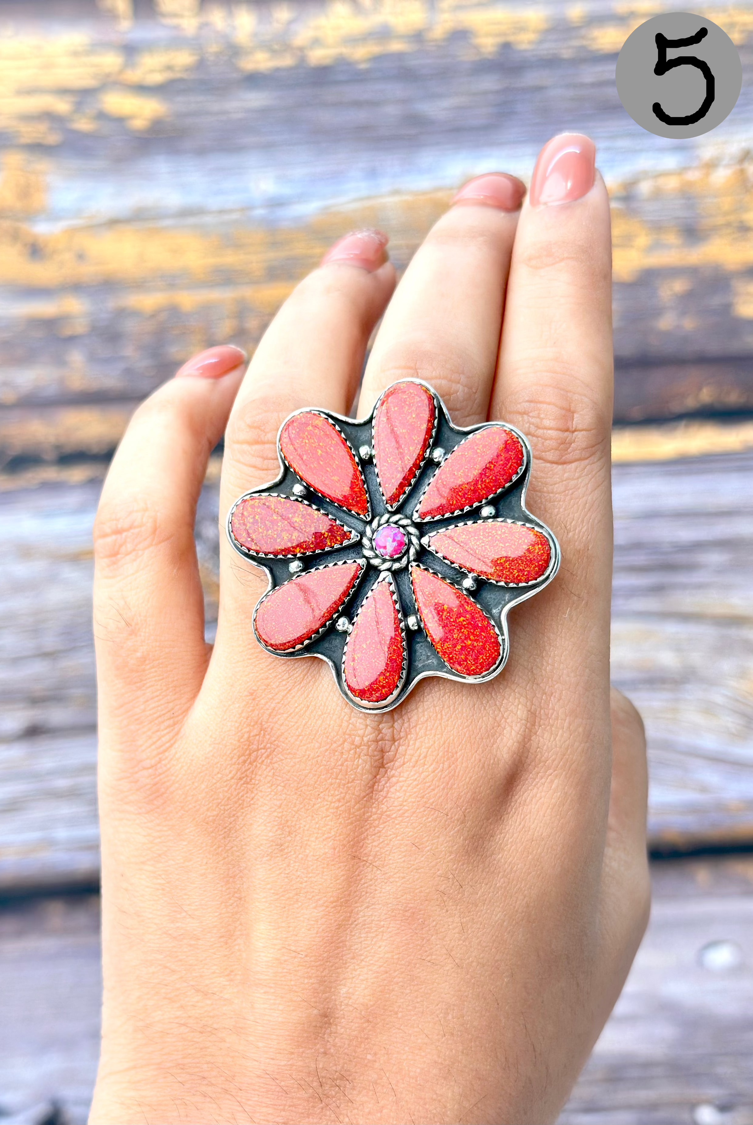 Ultimate Opal Blooming Ring-Rings-Krush Kandy, Women's Online Fashion Boutique Located in Phoenix, Arizona (Scottsdale Area)