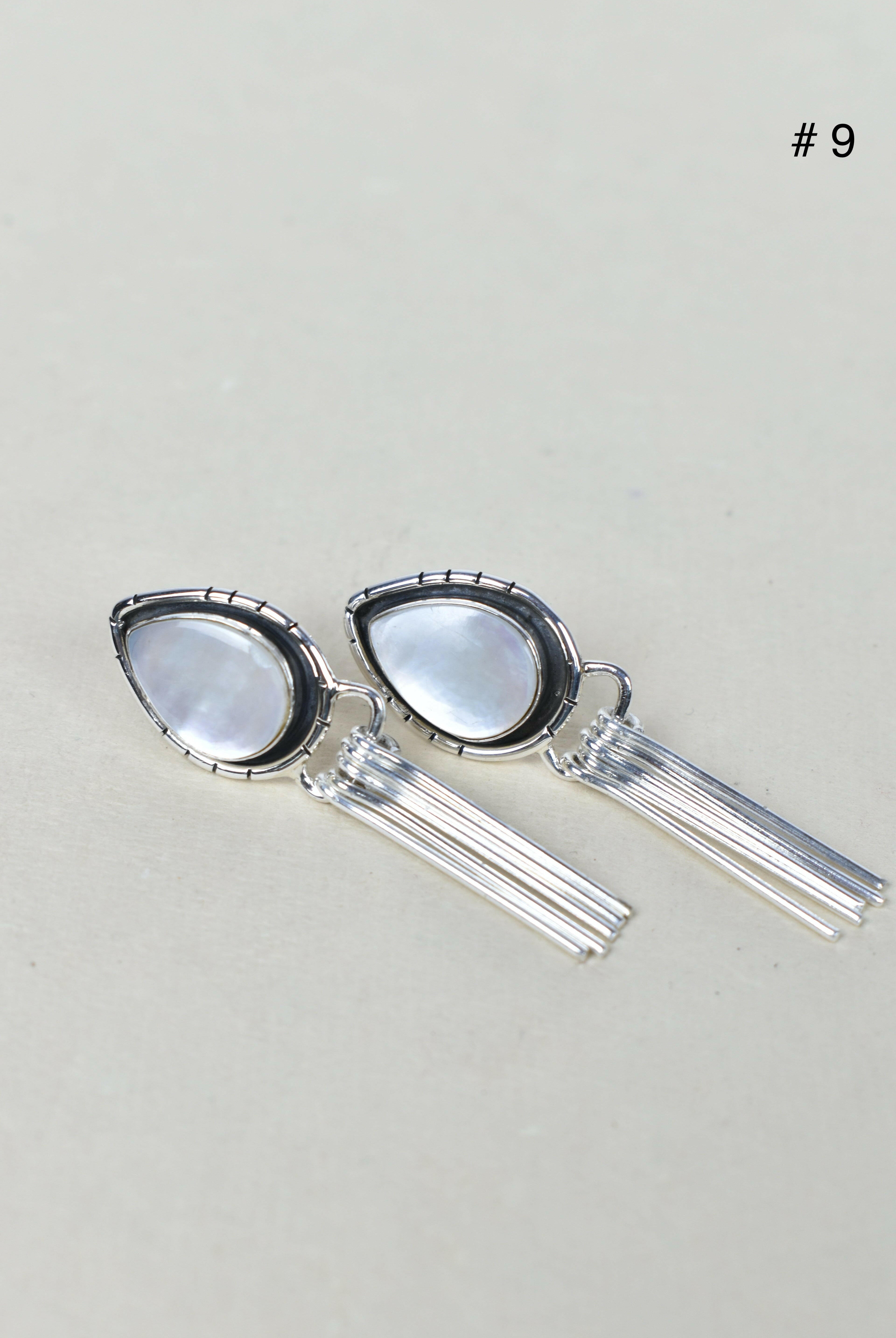 Solo Stone Sterling Cascade Earrings-Drop Earrings-Krush Kandy, Women's Online Fashion Boutique Located in Phoenix, Arizona (Scottsdale Area)