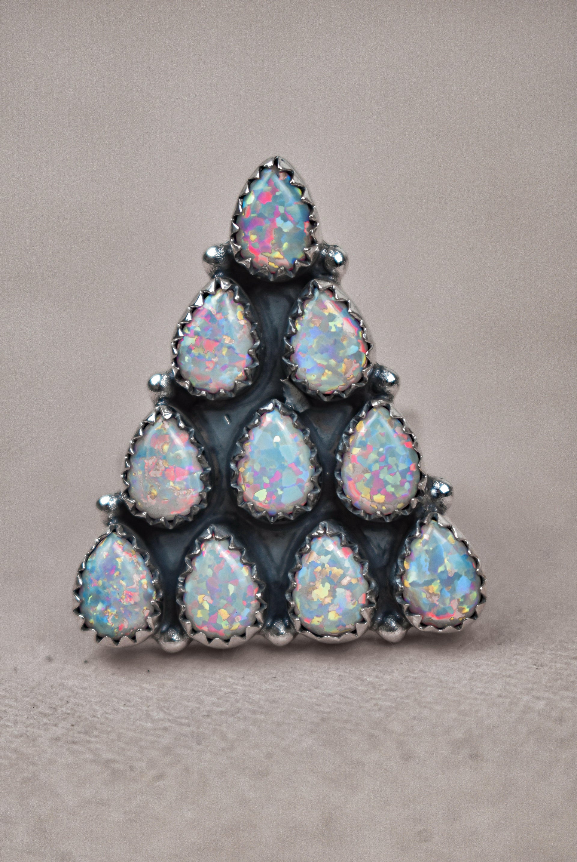Pyramid Prism Gemstone Ring-Cluster Rings-Krush Kandy, Women's Online Fashion Boutique Located in Phoenix, Arizona (Scottsdale Area)