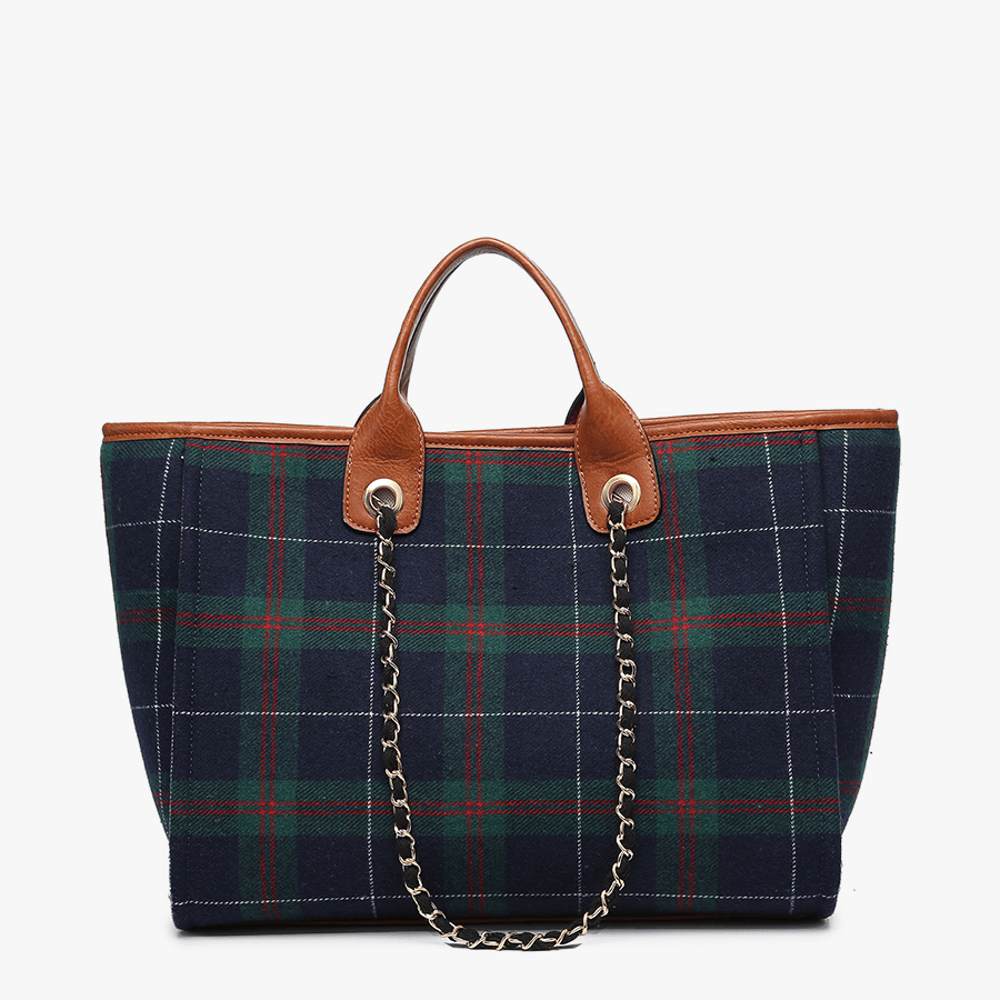 Kristina Women's Satchel with Chain Strap-handbag-Krush Kandy, Women's Online Fashion Boutique Located in Phoenix, Arizona (Scottsdale Area)