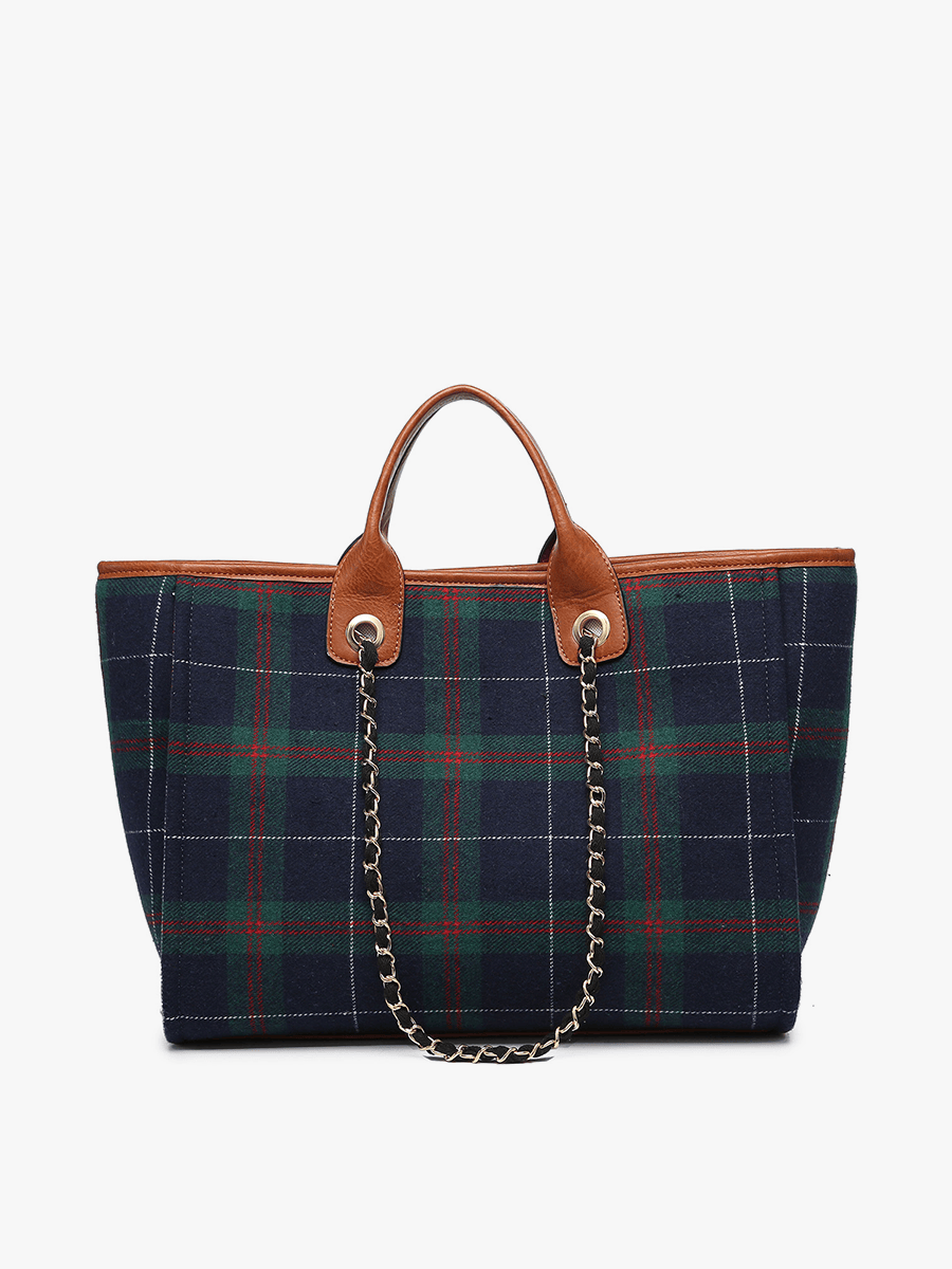 Kristina Women's Satchel with Chain Strap-handbag-Krush Kandy, Women's Online Fashion Boutique Located in Phoenix, Arizona (Scottsdale Area)
