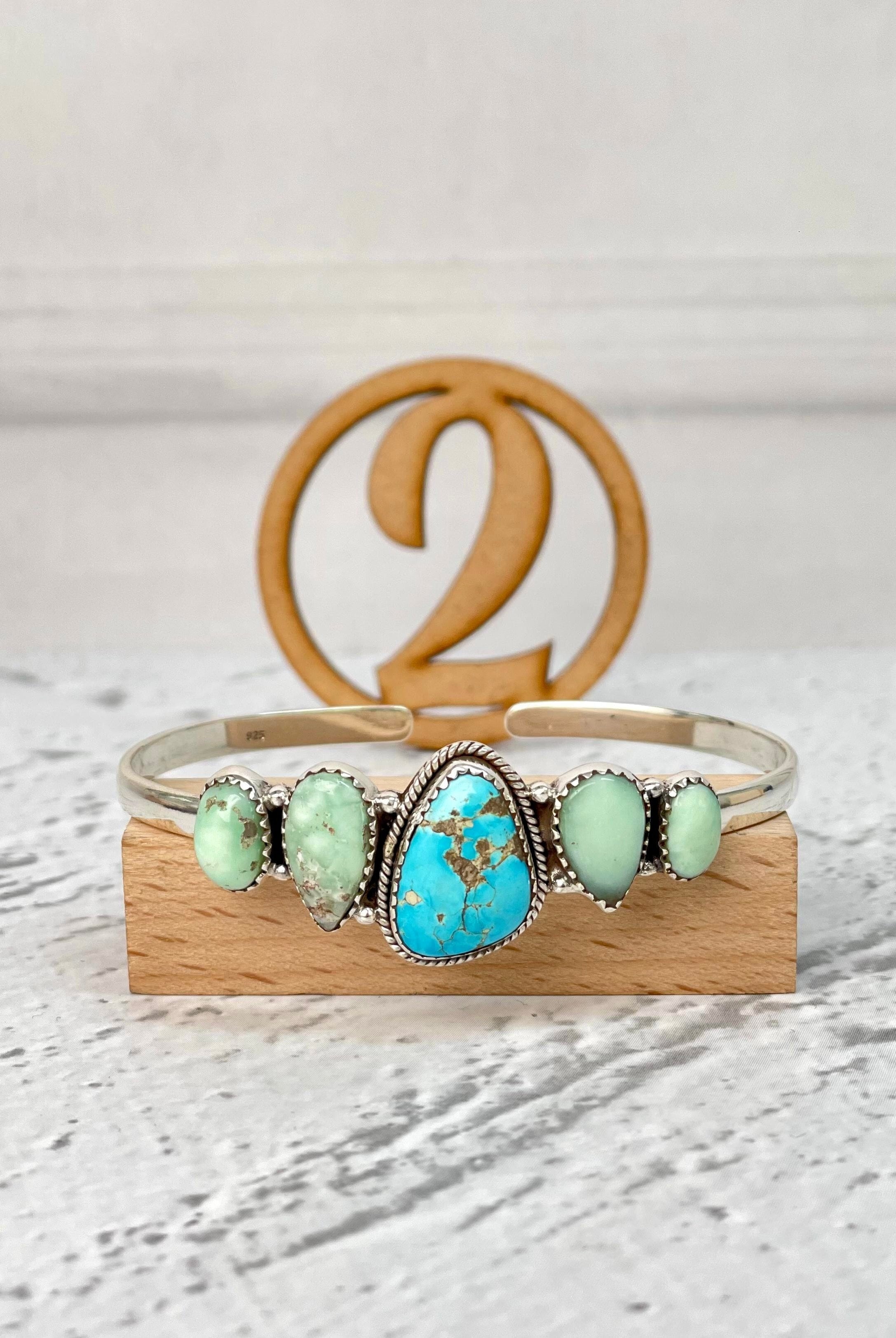 Enchanted Stone Cluster Cuffs-Bracelets-Krush Kandy, Women's Online Fashion Boutique Located in Phoenix, Arizona (Scottsdale Area)