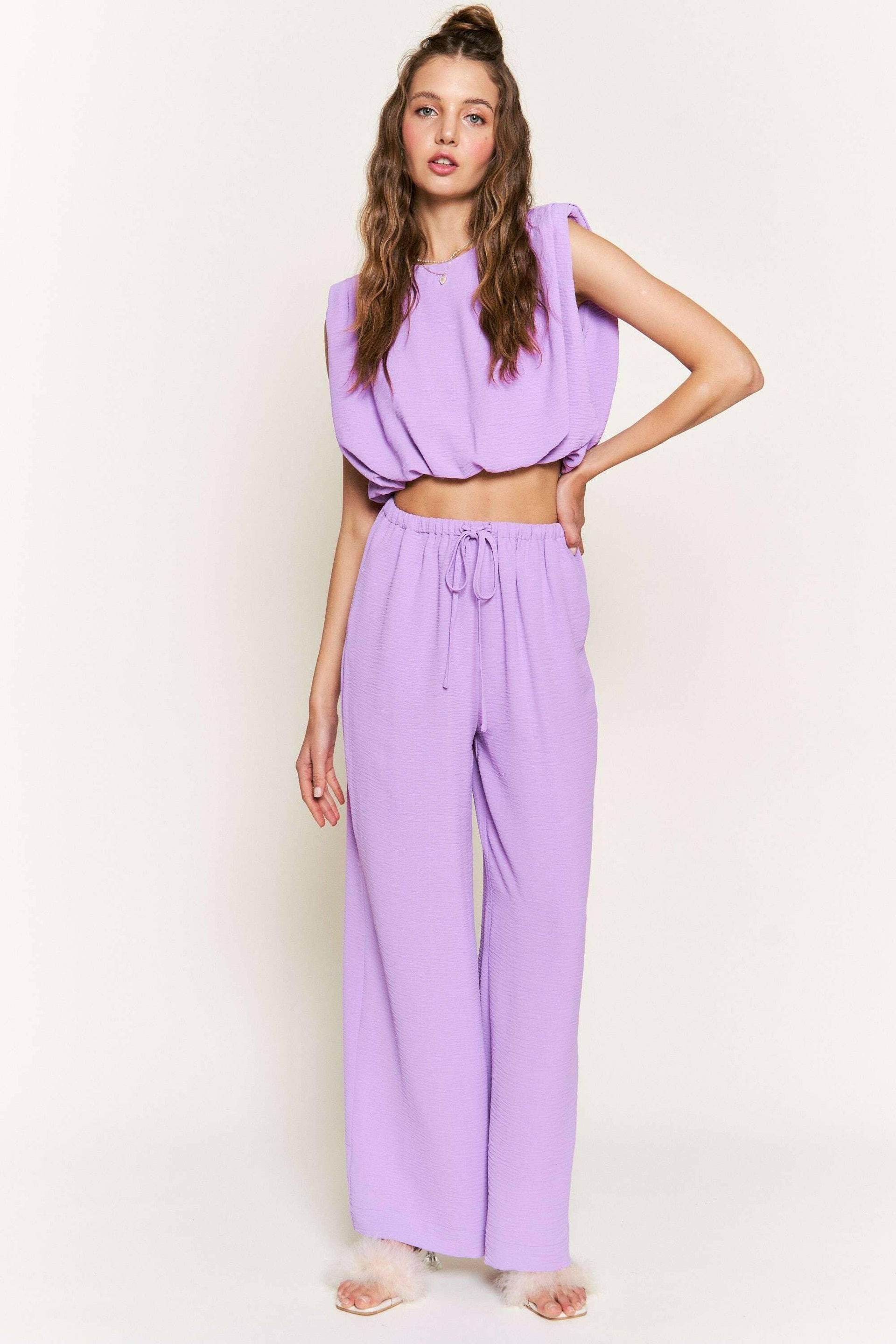 Lilac Luxe Crop Top-Tops-Krush Kandy, Women's Online Fashion Boutique Located in Phoenix, Arizona (Scottsdale Area)