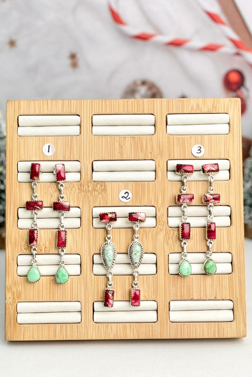 One Of A Kind Dahlia Studs-Earrings-Krush Kandy, Women's Online Fashion Boutique Located in Phoenix, Arizona (Scottsdale Area)