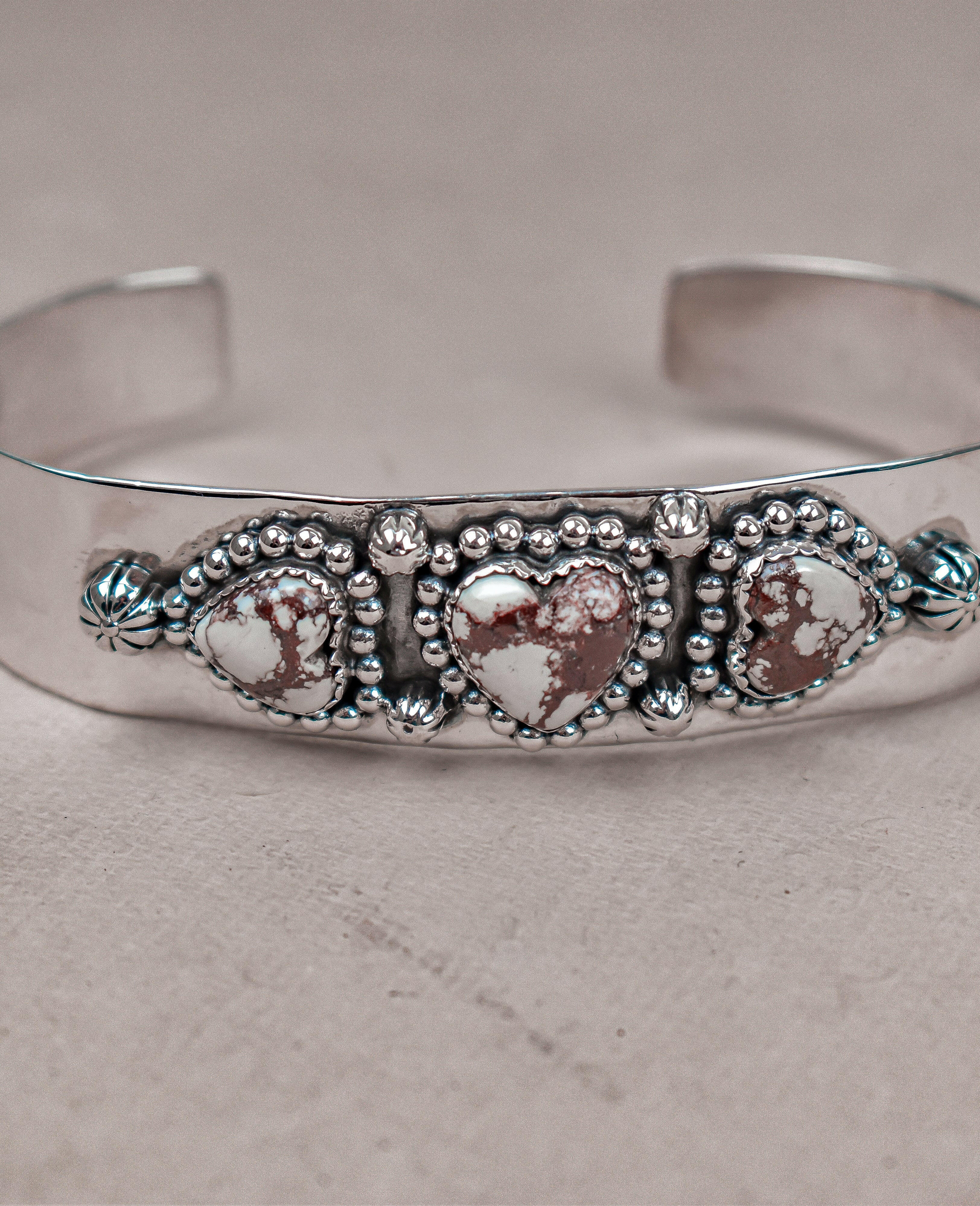 Heartfelt Trio Cuff Bracelet-Cuffs-Krush Kandy, Women's Online Fashion Boutique Located in Phoenix, Arizona (Scottsdale Area)