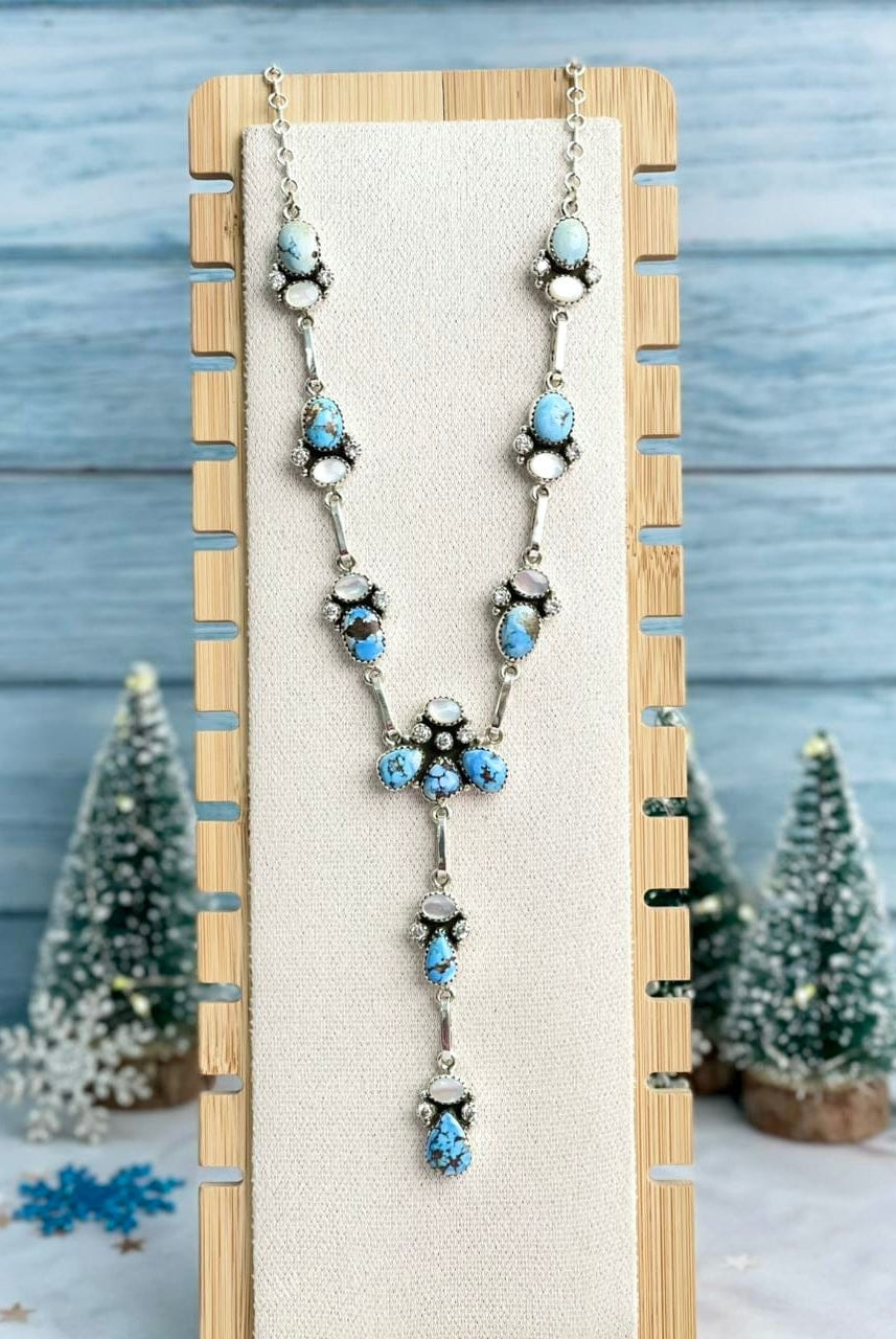 Winter Frost Golden Hills Statement Necklace-Necklaces-Krush Kandy, Women's Online Fashion Boutique Located in Phoenix, Arizona (Scottsdale Area)