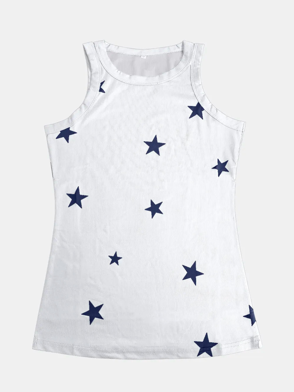 Full Size Star Round Neck Tank-Tops-Krush Kandy, Women's Online Fashion Boutique Located in Phoenix, Arizona (Scottsdale Area)
