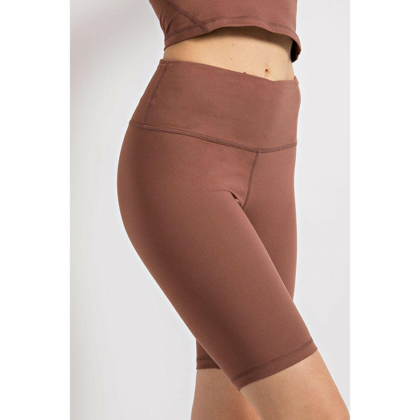 Butter Yoga Biker Shorts-Shorts-Krush Kandy, Women's Online Fashion Boutique Located in Phoenix, Arizona (Scottsdale Area)