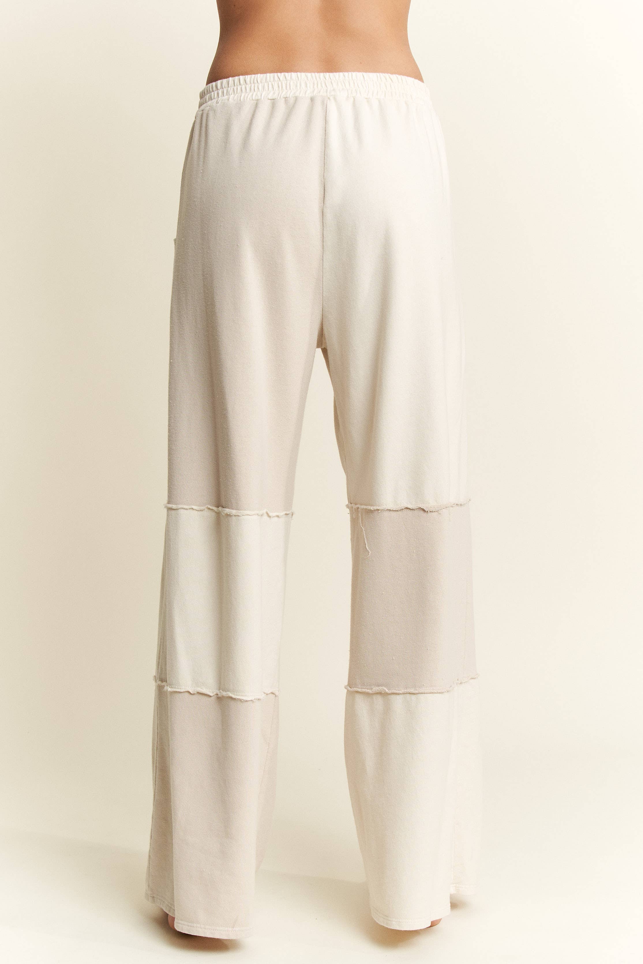 Mineral Wash Color Block Wide-leg Lounge Pants-Pants-Krush Kandy, Women's Online Fashion Boutique Located in Phoenix, Arizona (Scottsdale Area)