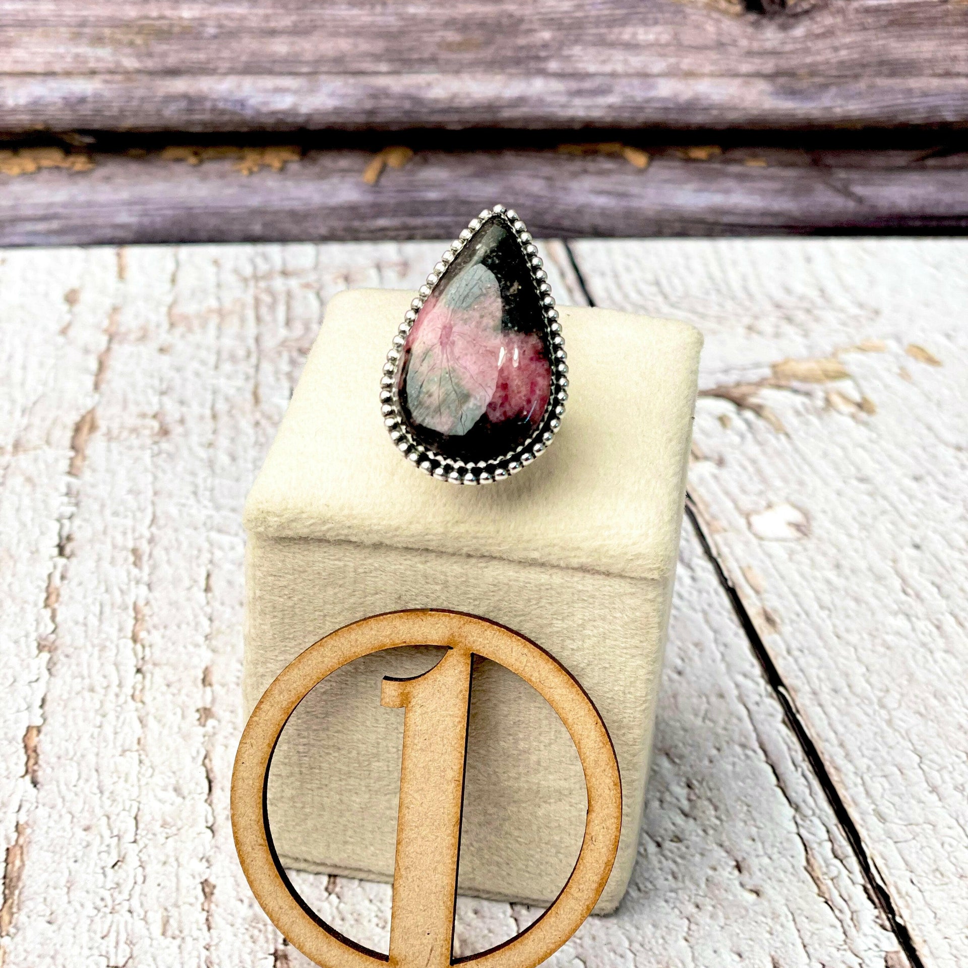 Rhodonite Slab Rings-Ring-Krush Kandy, Women's Online Fashion Boutique Located in Phoenix, Arizona (Scottsdale Area)