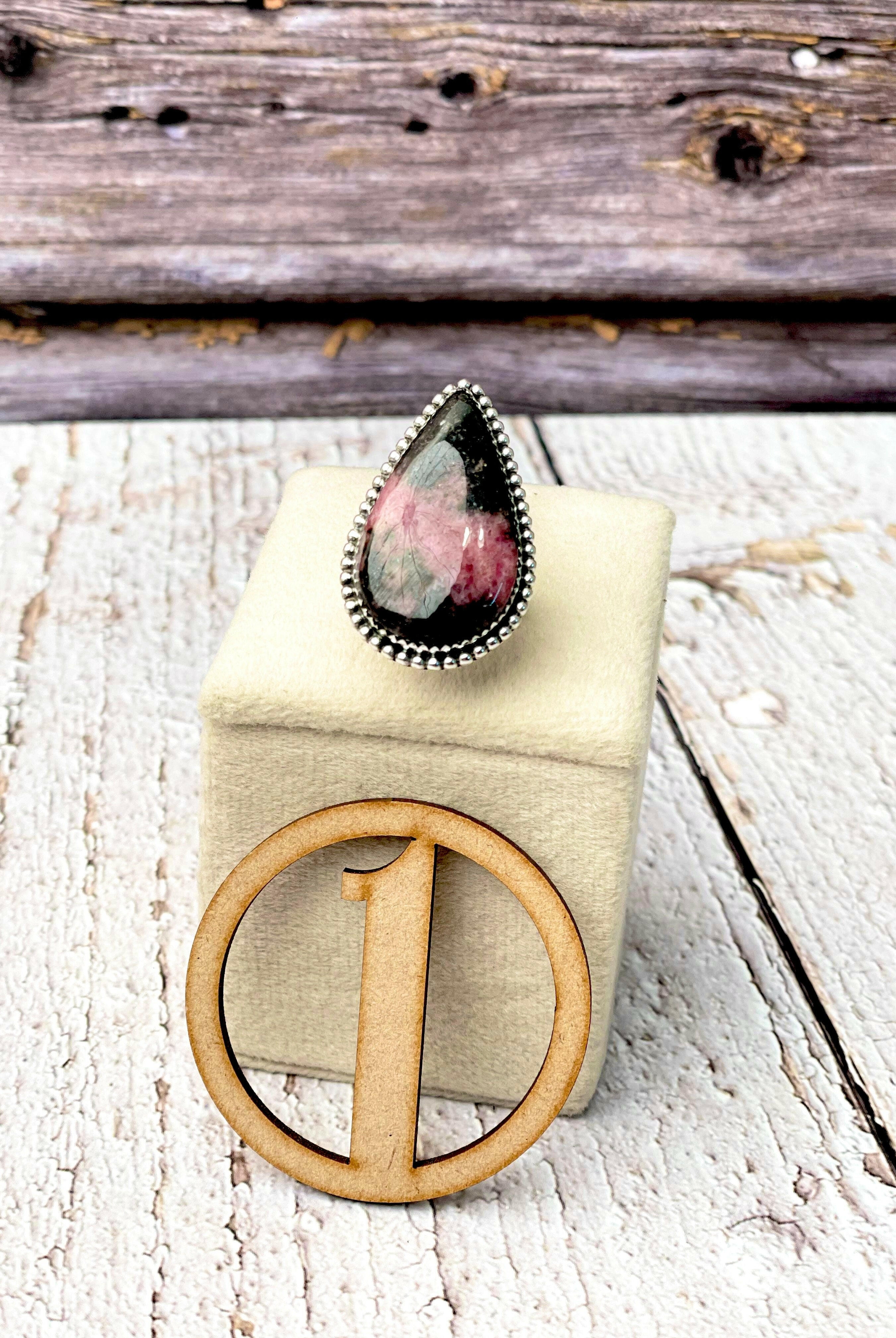 Rhodonite Slab Rings-Ring-Krush Kandy, Women's Online Fashion Boutique Located in Phoenix, Arizona (Scottsdale Area)