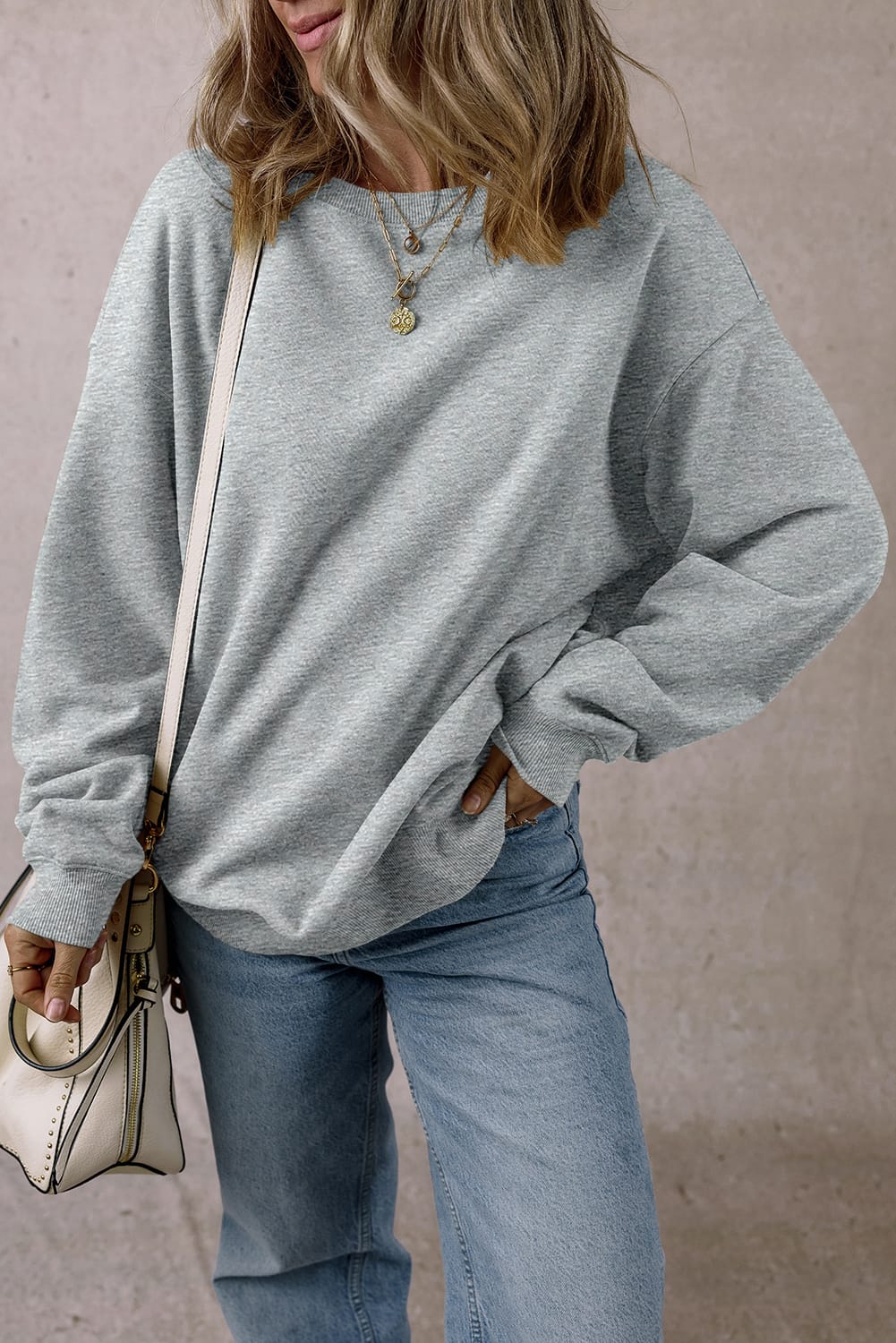 Everyday POCKET Oversized Sweatshirt-Sweatshirt-Krush Kandy, Women's Online Fashion Boutique Located in Phoenix, Arizona (Scottsdale Area)