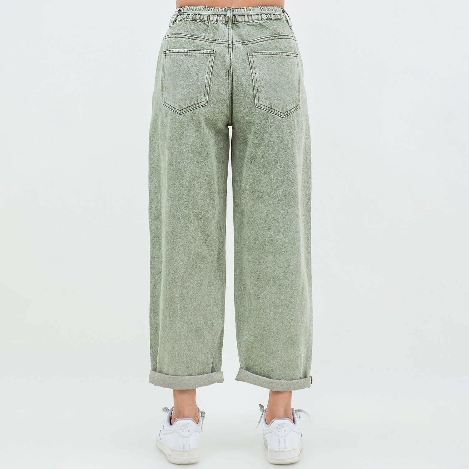 Color Washed Barrel Fit Pants-PANTS-Krush Kandy, Women's Online Fashion Boutique Located in Phoenix, Arizona (Scottsdale Area)