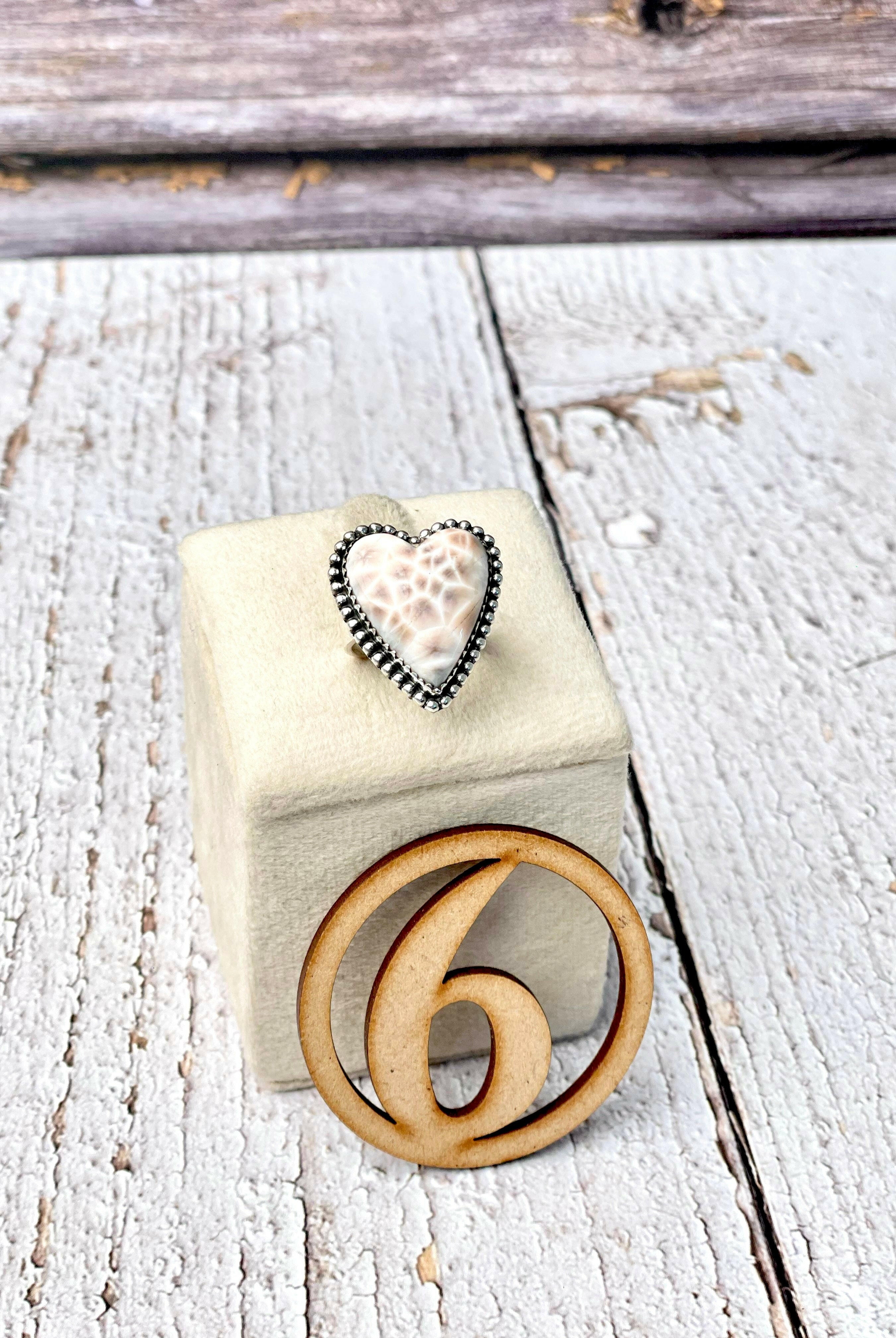One Of A Kind Pink Larimar Slab Rings-Ring Sizers-Krush Kandy, Women's Online Fashion Boutique Located in Phoenix, Arizona (Scottsdale Area)