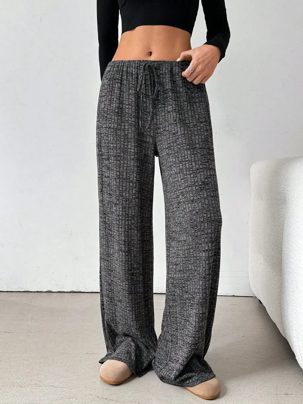 Tied Striped Wide Leg Pants-PANTS-Krush Kandy, Women's Online Fashion Boutique Located in Phoenix, Arizona (Scottsdale Area)