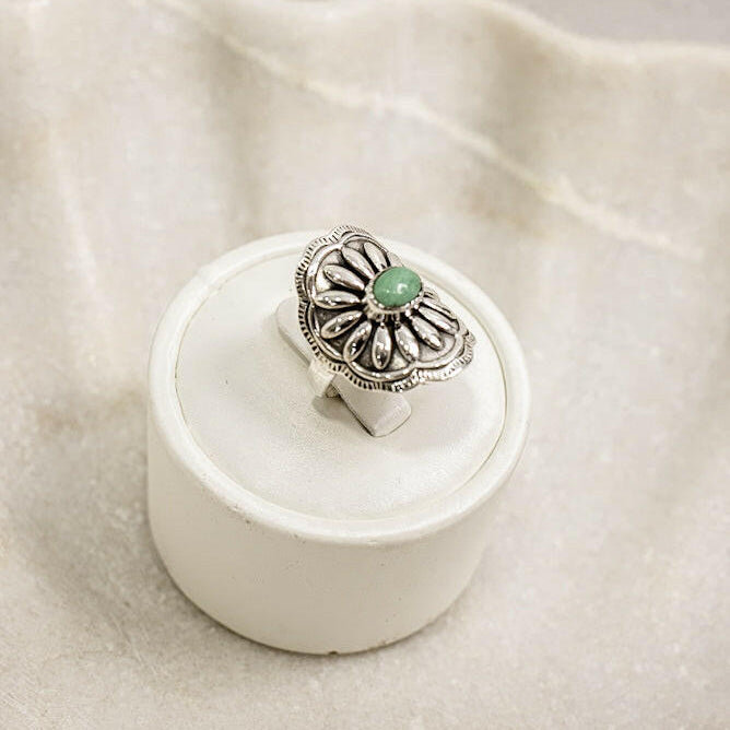 Single Stone Blossom Ring-Rings-Krush Kandy, Women's Online Fashion Boutique Located in Phoenix, Arizona (Scottsdale Area)