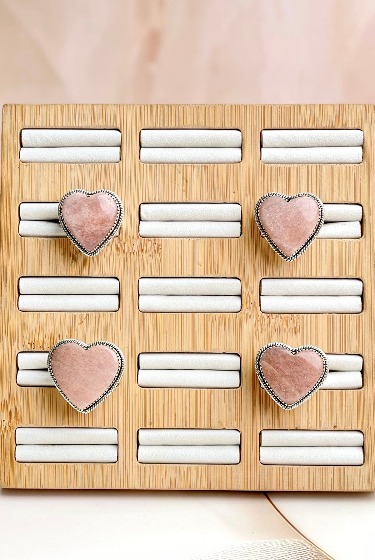 Brown Moonstone Slab Rings-Rings-Krush Kandy, Women's Online Fashion Boutique Located in Phoenix, Arizona (Scottsdale Area)
