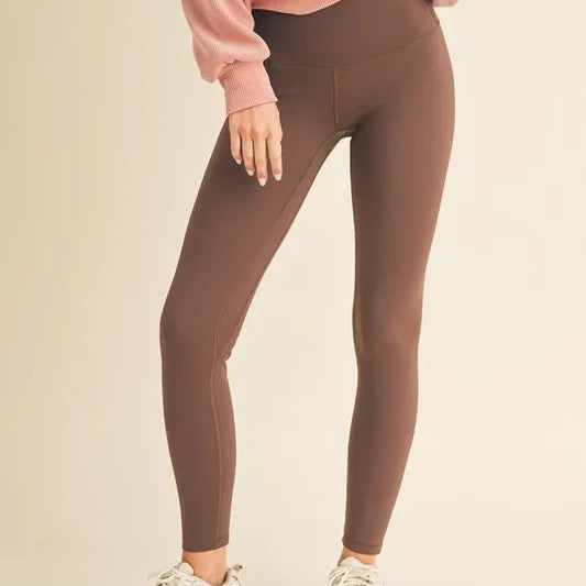 Yelete Full Size Fleece Lined High Waisted Leggings-Leggings-Krush Kandy, Women's Online Fashion Boutique Located in Phoenix, Arizona (Scottsdale Area)