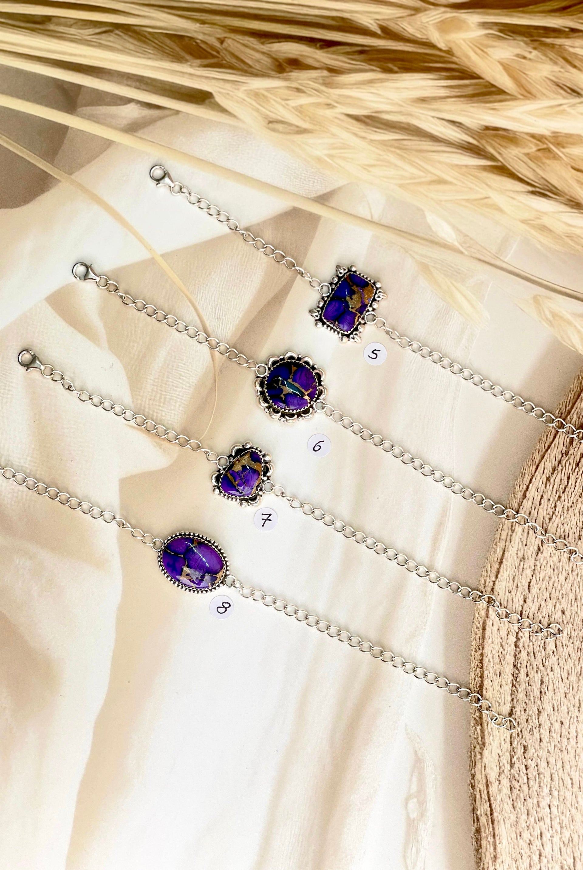 Cutest Dahlia Boho Slab Bracelets-Bracelets-Krush Kandy, Women's Online Fashion Boutique Located in Phoenix, Arizona (Scottsdale Area)