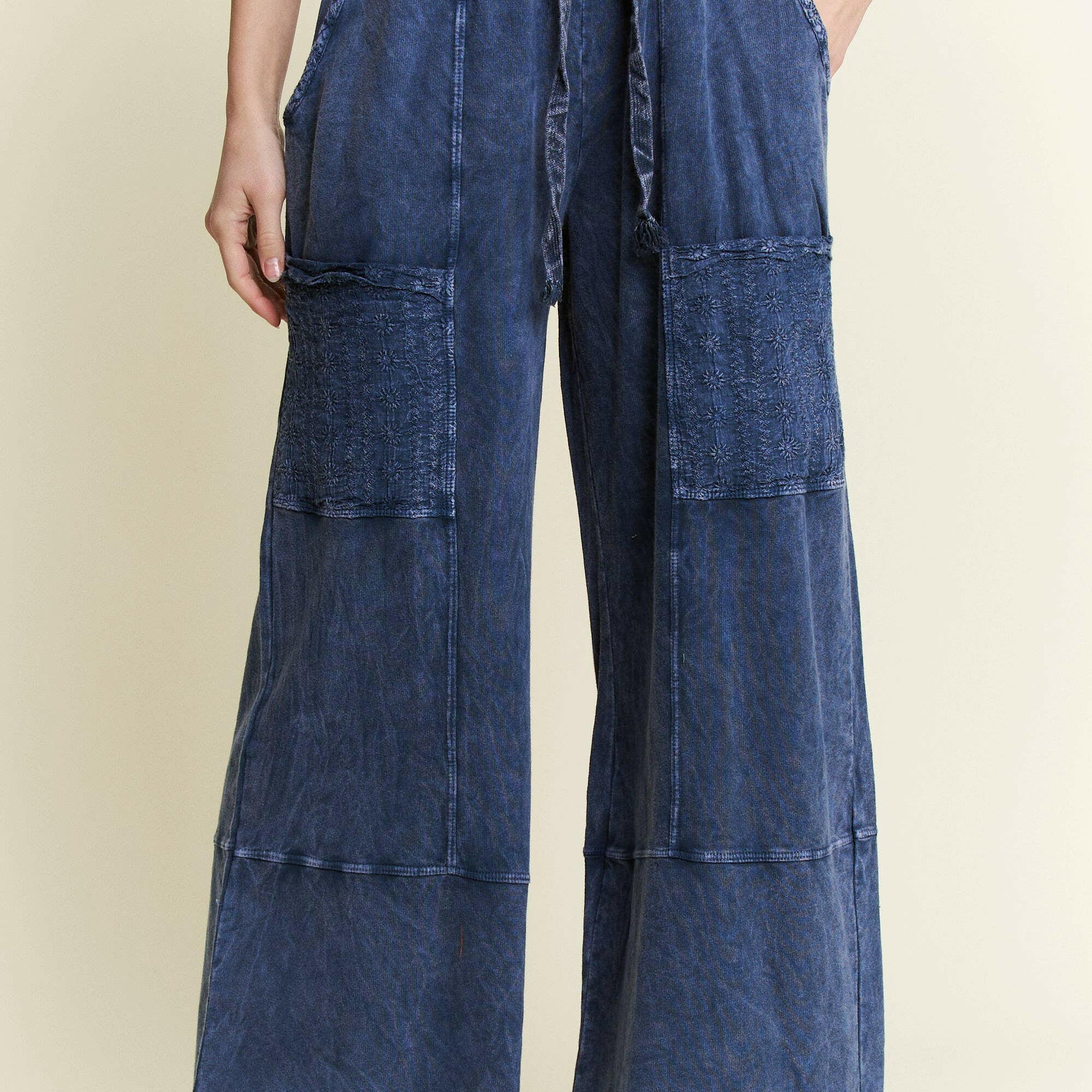 Coastal Breeze Mineral Wash Pants-Pants-Krush Kandy, Women's Online Fashion Boutique Located in Phoenix, Arizona (Scottsdale Area)