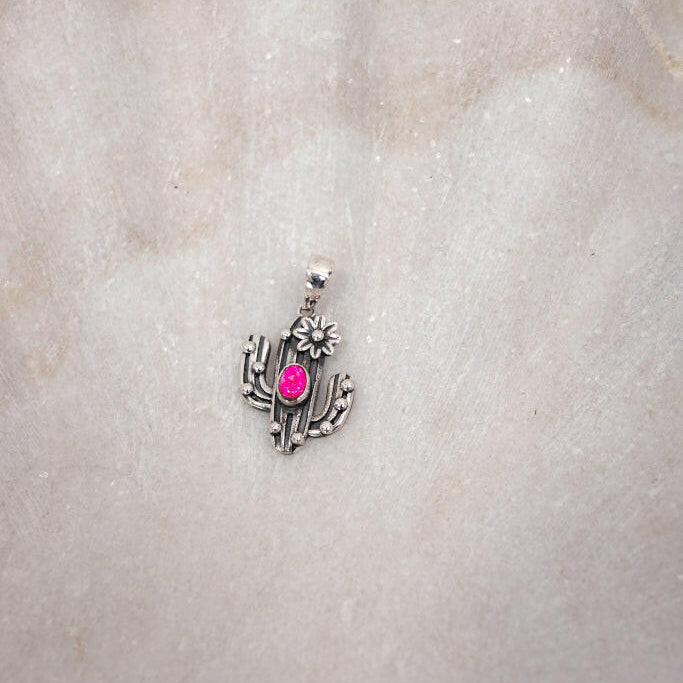 Cactus Dreams Single Stone Pendant-Krush Kandy, Women's Online Fashion Boutique Located in Phoenix, Arizona (Scottsdale Area)