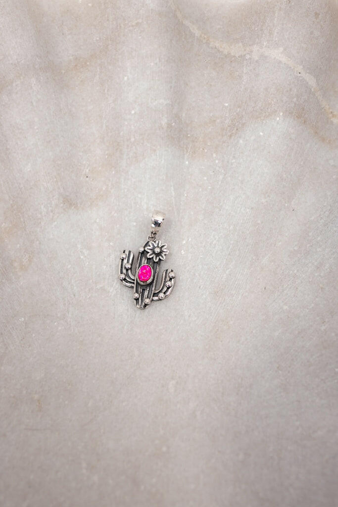 Cactus Dreams Single Stone Pendant-Krush Kandy, Women's Online Fashion Boutique Located in Phoenix, Arizona (Scottsdale Area)