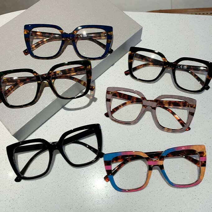 Stylish Leopard Print Anti-Blue Light Glasses Frames-Krush Kandy, Women's Online Fashion Boutique Located in Phoenix, Arizona (Scottsdale Area)