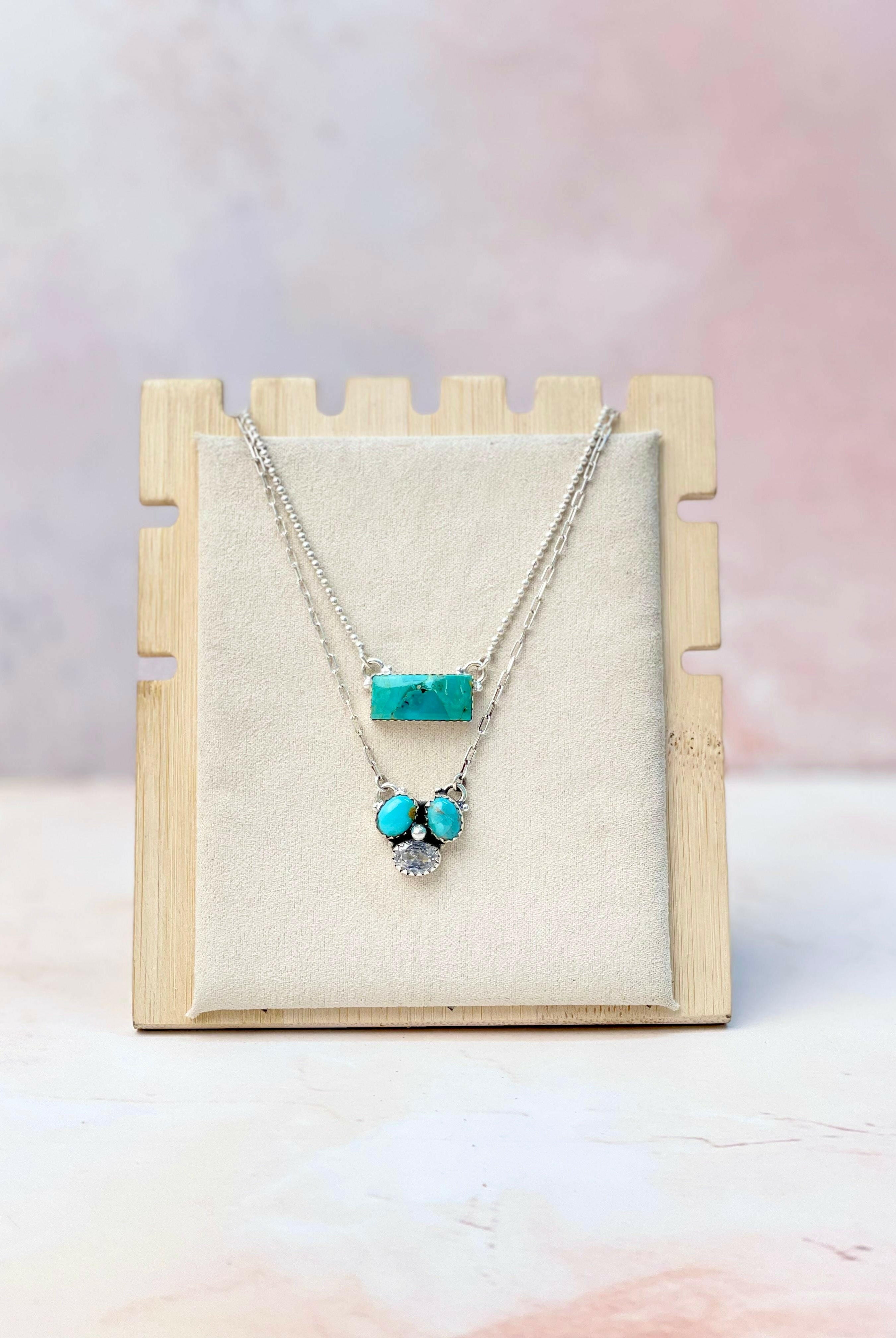 Baby Bar and Cluster Layered Necklace-Necklaces-Krush Kandy, Women's Online Fashion Boutique Located in Phoenix, Arizona (Scottsdale Area)