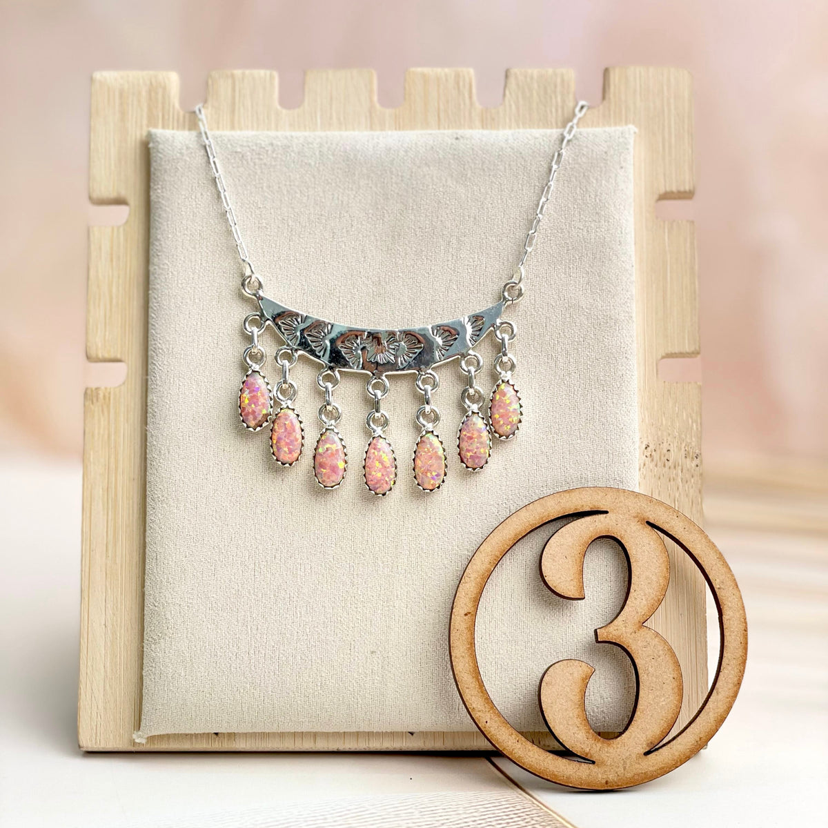 Boho Opal Tassels Necklace Sno 16-Necklaces-Krush Kandy, Women's Online Fashion Boutique Located in Phoenix, Arizona (Scottsdale Area)