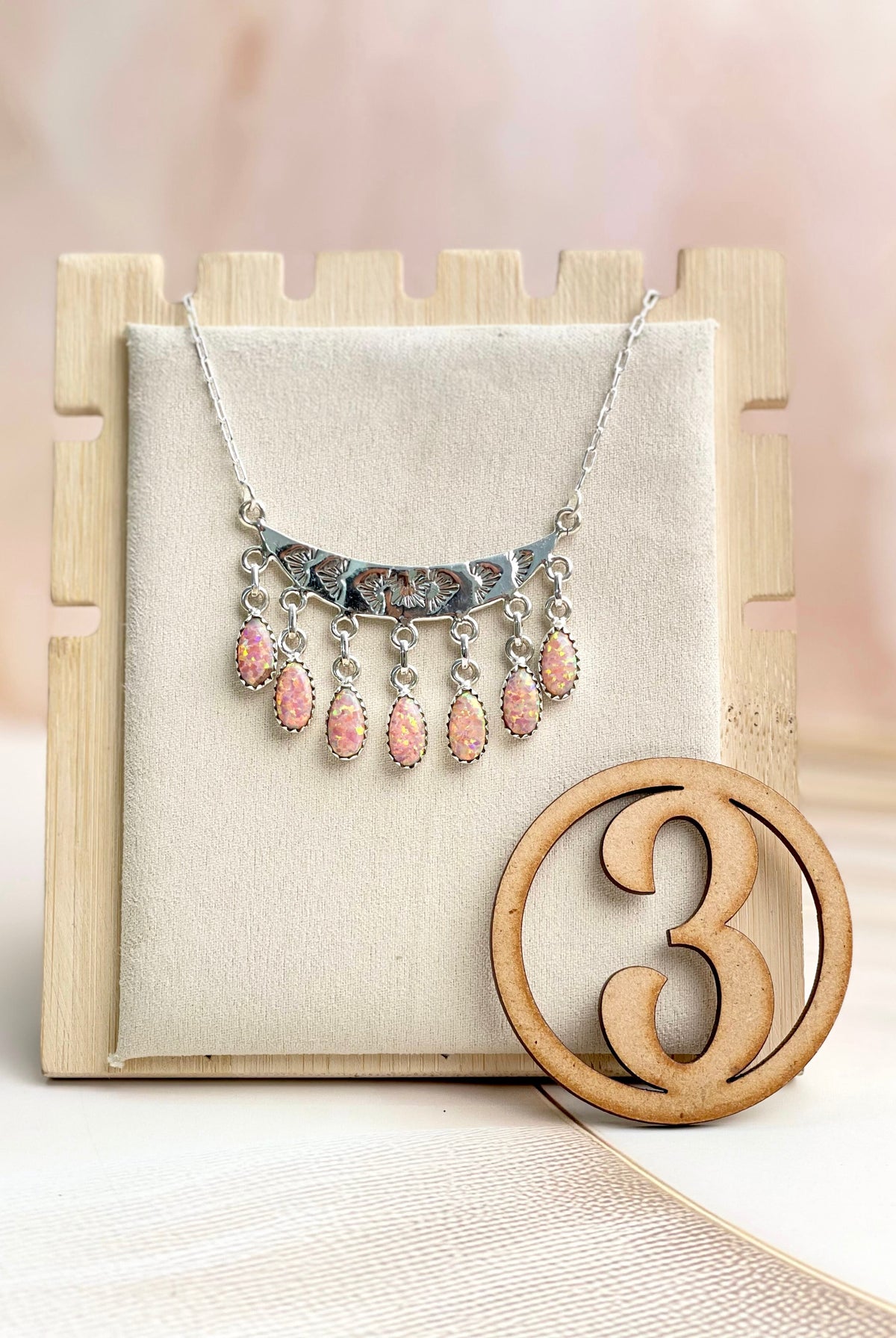 Boho Opal Tassels Necklace Sno 16-Necklaces-Krush Kandy, Women's Online Fashion Boutique Located in Phoenix, Arizona (Scottsdale Area)