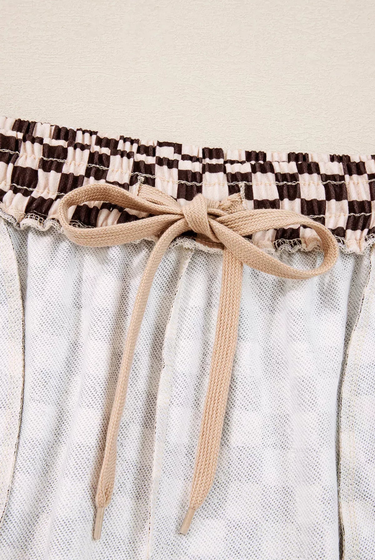 Checkered Drawstring Hoodie and Pants Set-2 Piece Outfit Sets-Krush Kandy, Women's Online Fashion Boutique Located in Phoenix, Arizona (Scottsdale Area)